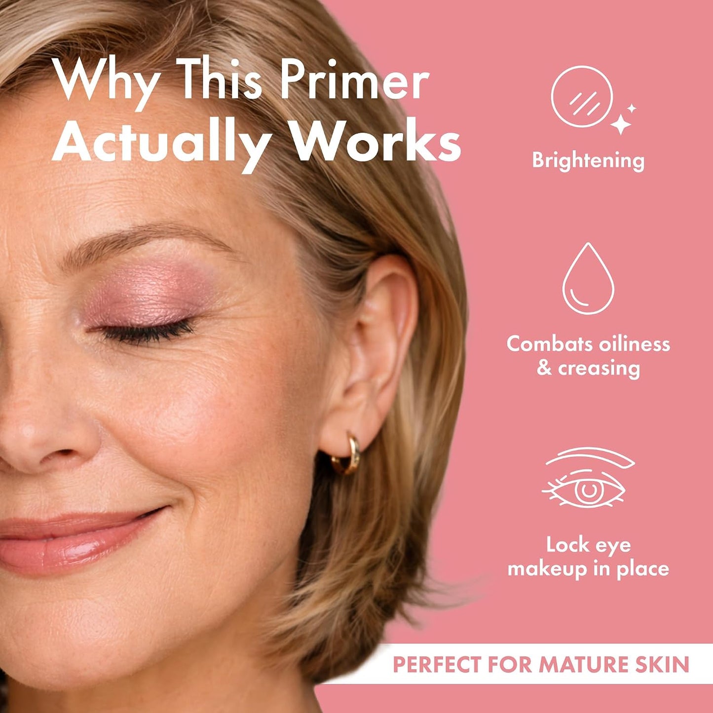 HotElizabeth Mott Thank Me Later Eye Primer, 10g | Eye Primer for Oily Lids, Crease-Free, Long-Lasting Eyeshadow Base, Smudge-Proof, Lightweight, Cruelty-Free