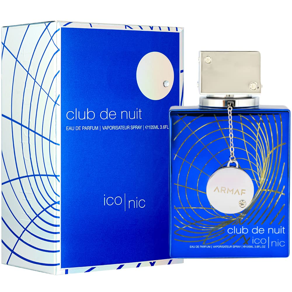 Hot Armaf Club de Nuit Blue Iconic for Men Eau de Parfum Spray, 3.6 Ounce