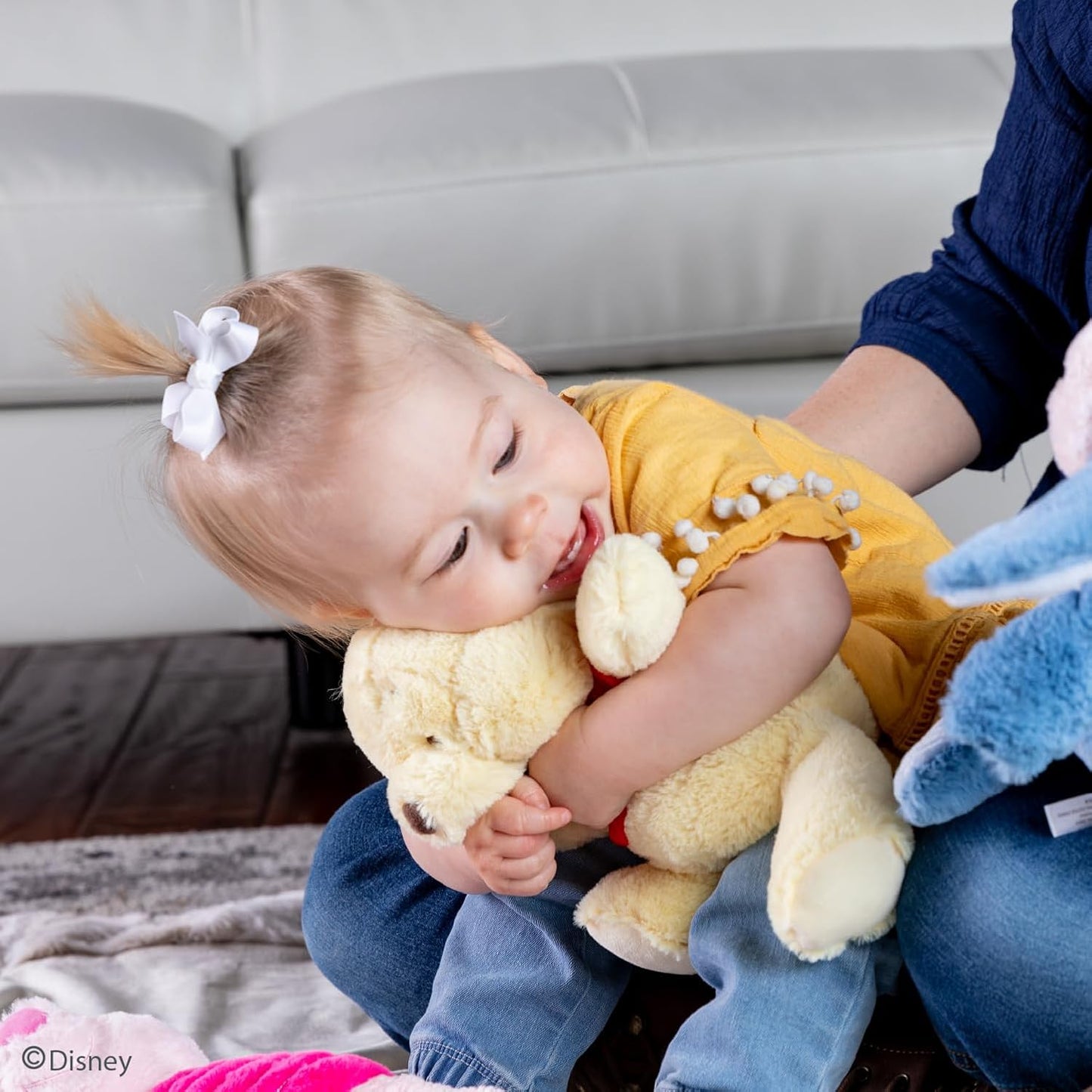 HotKids Preferred Disney Baby Winnie the Pooh and Friends Stuffed Animal with Jingle and Crinkle, Pooh 12”