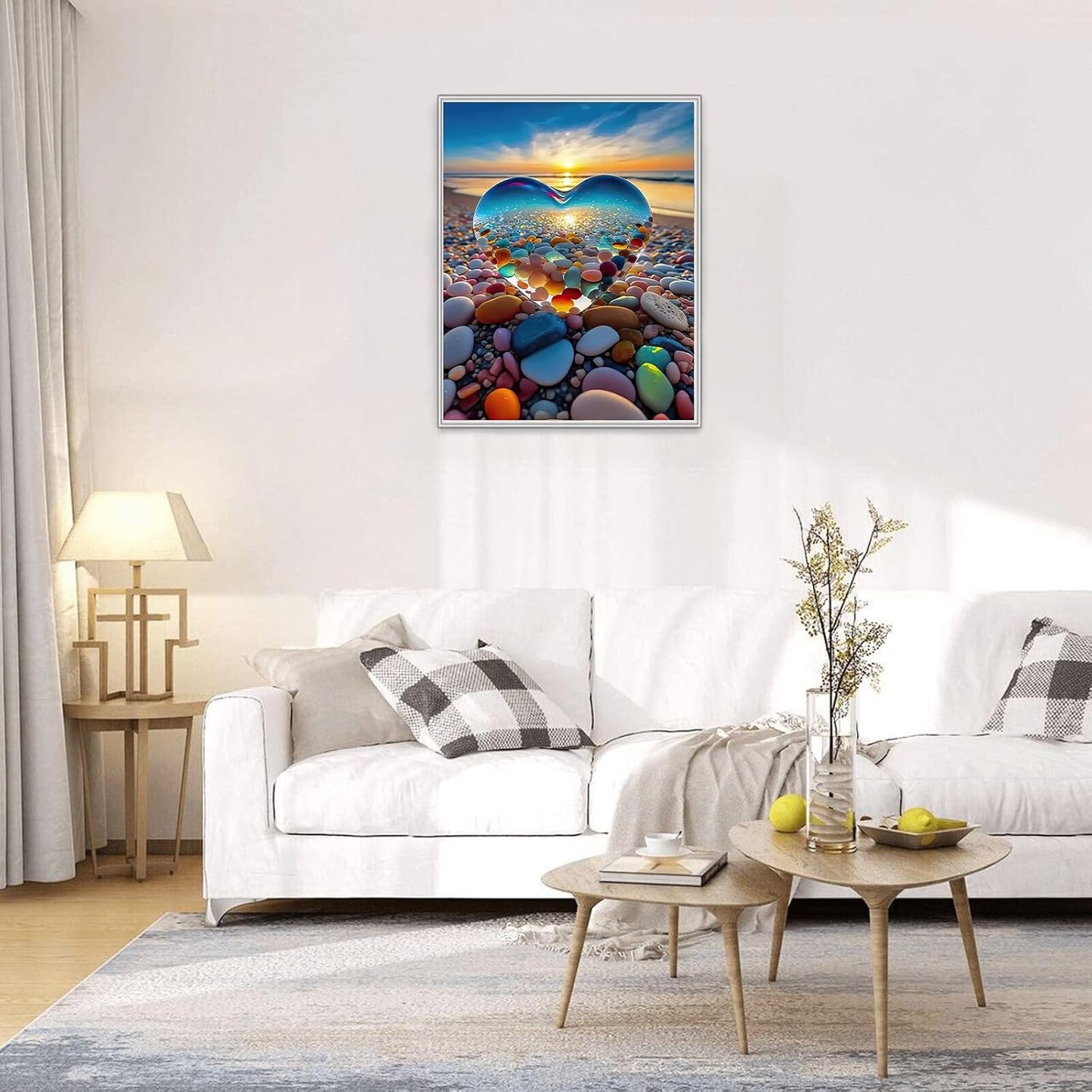 Hot Jigsaw Puzzles for Adults 1000 Pieces, Love Pebbles Beach Puzzle, Impossible Difficult Hard Fun 1000 Piece Jigsaw Puzzles for Adults