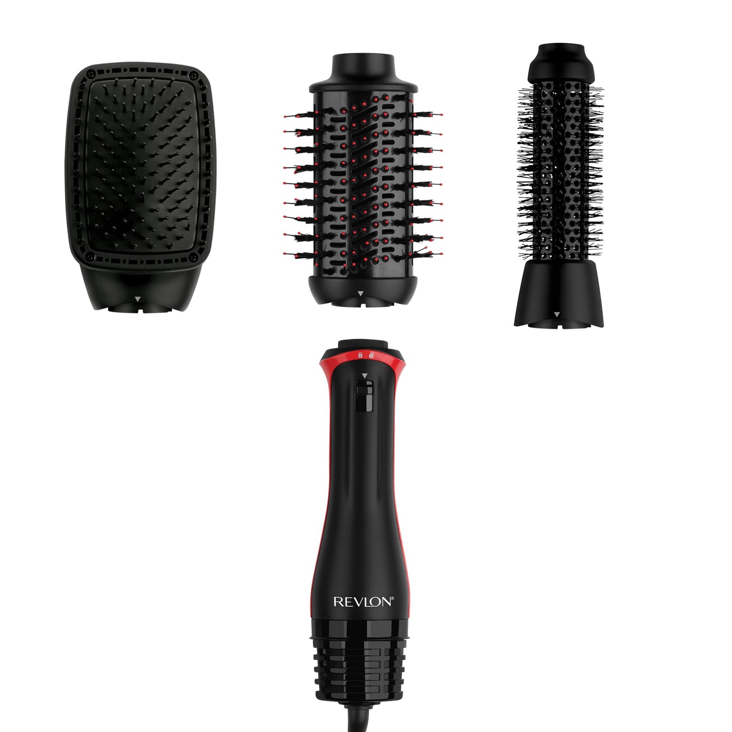 HotREVLON One-Step Volumizer Plus Hair Dryer and Styler | More Volume, Less Damage, and More Styling Control for Easy and Fast Salon-Style Blowouts, Plus Travel Friendly (Black)