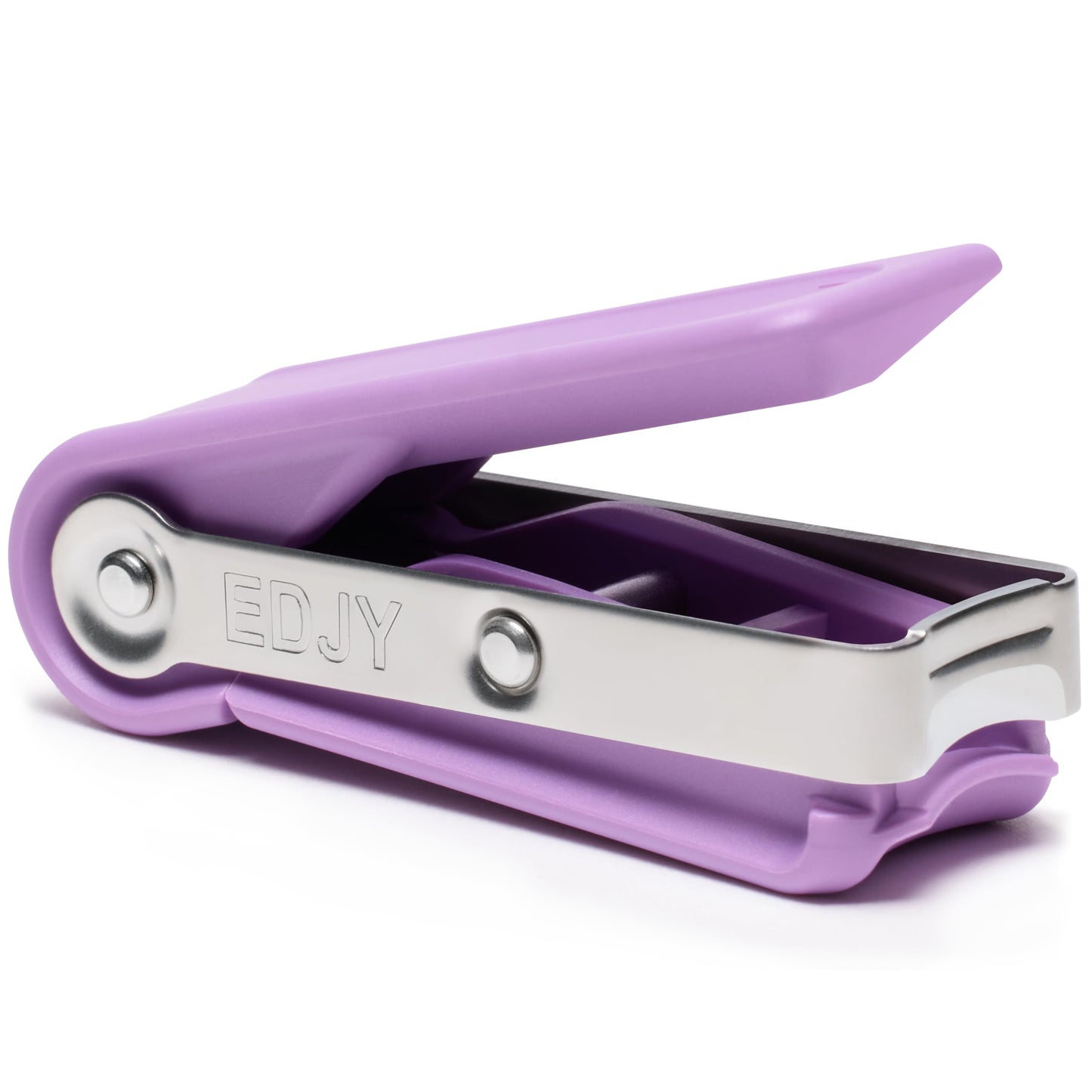 HotEDJY Fingernail Cutter - Precision Stainless Steel Nail Cutter for Fingernails | Sharp Blade, Ergonomic Design, Durable & Rust-Resistant | Ideal for Men and Women | EDJY Blue