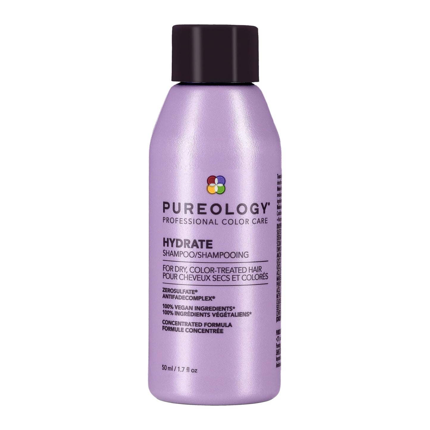 HotPureology Hydrate Shampoo - For Dry or Color Treated Hair, Moisturizing Shampoo For Hydration & Softness, With Rose Extract & Green Tea, Vegan & Sulfate-Free