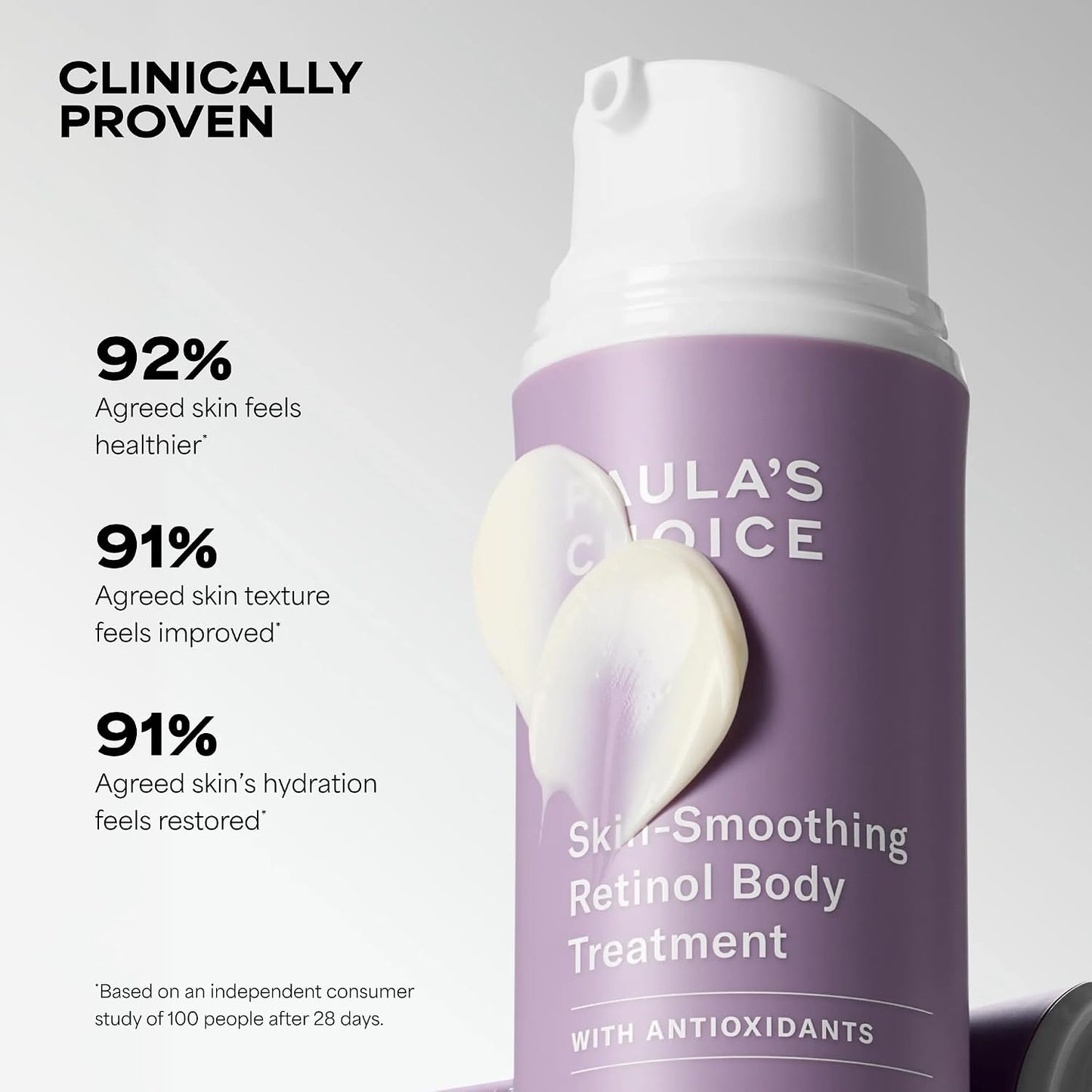 HotPaula's Choice Retinol Skin-Smoothing Body Lotion Treatment, Body Cream with Shea Butter, Vitamin C & E Lotion, All Skin Types, Anti-Aging Body Moisturizer, Reduce Dryness, Fragrance-Free, 4oz
