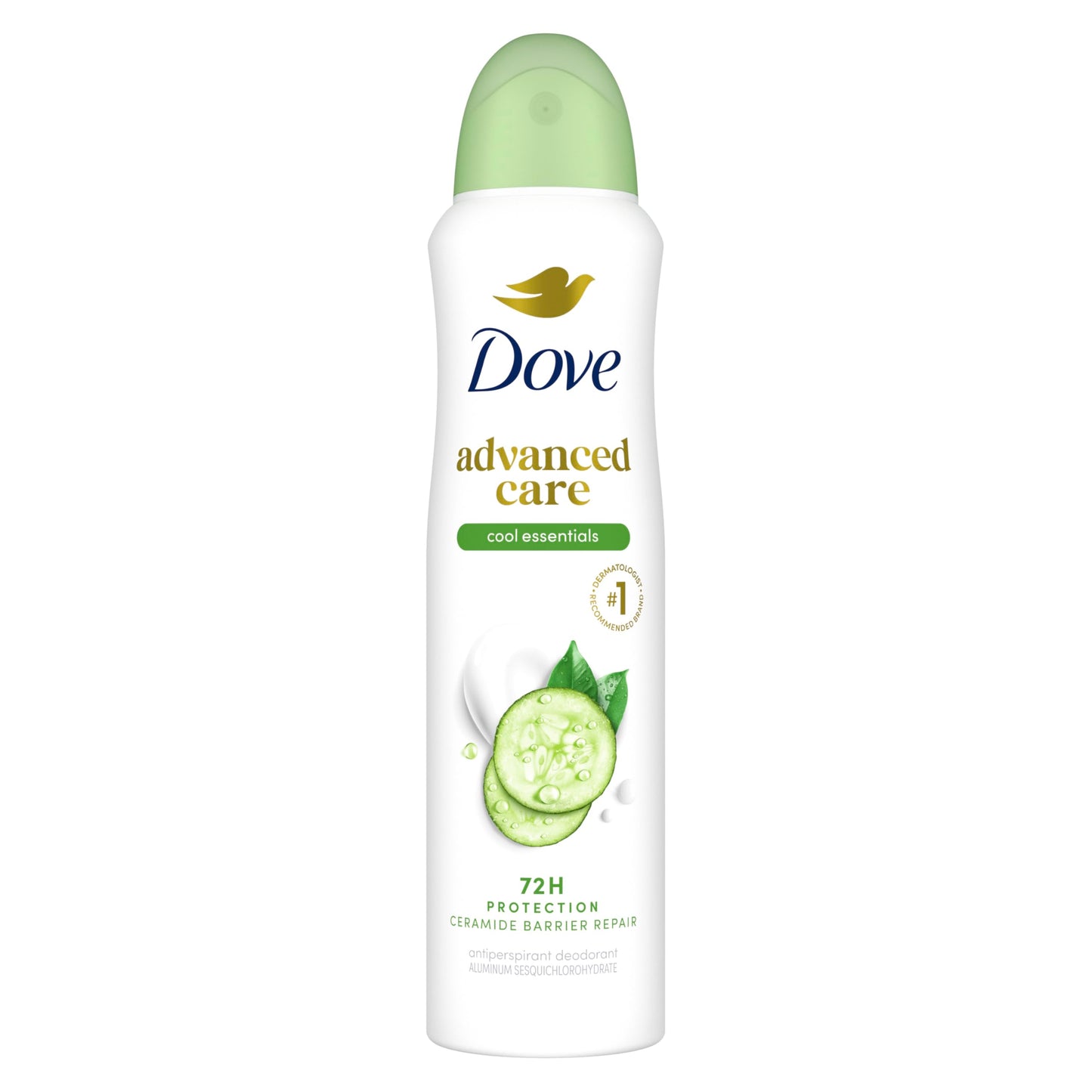 HotDove Advanced Care Antiperspirant Deodorant Dry Spray Cool Essentials 3 Count for Helping Your Skin Barrier Repair After Shaving with Pro Ceramide Technology 3.8 oz