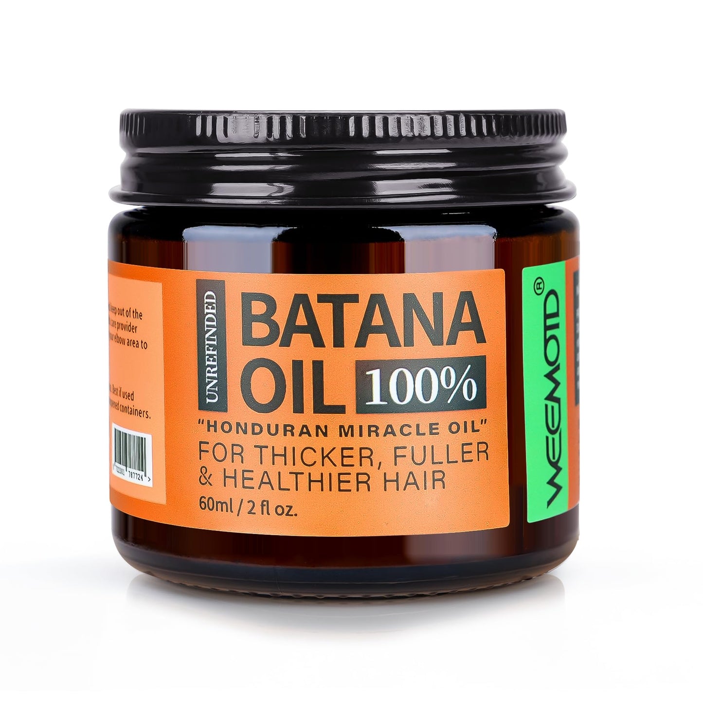 HotWEEMOTD 100% Raw Batana Oil for Hair, Unrefined Conditioning Scalp Oil from Honduras, Moisturizing Hair Mask, Adds Shine & Softness for Men & Women (4.06 Fl Oz, Bright Coffee)
