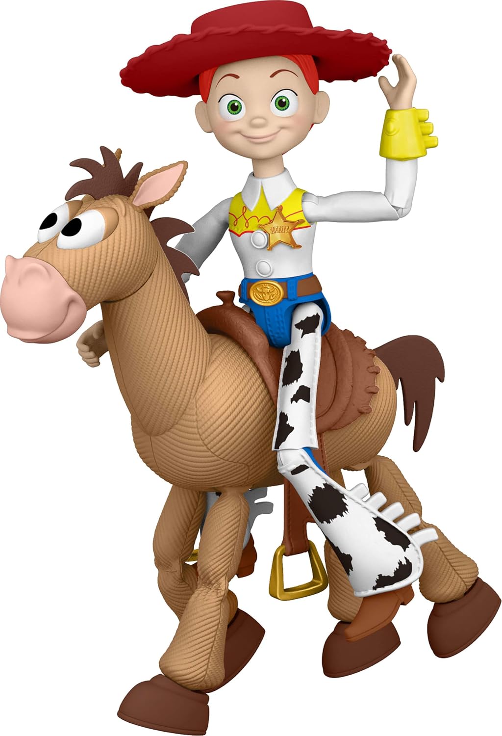 Hot Mattel Disney and Pixar Toy Story 5 Jessie & Bullseye | 7-inch Playscale Action Figures 2-Pack, Posable, Removable Cowboy Hat