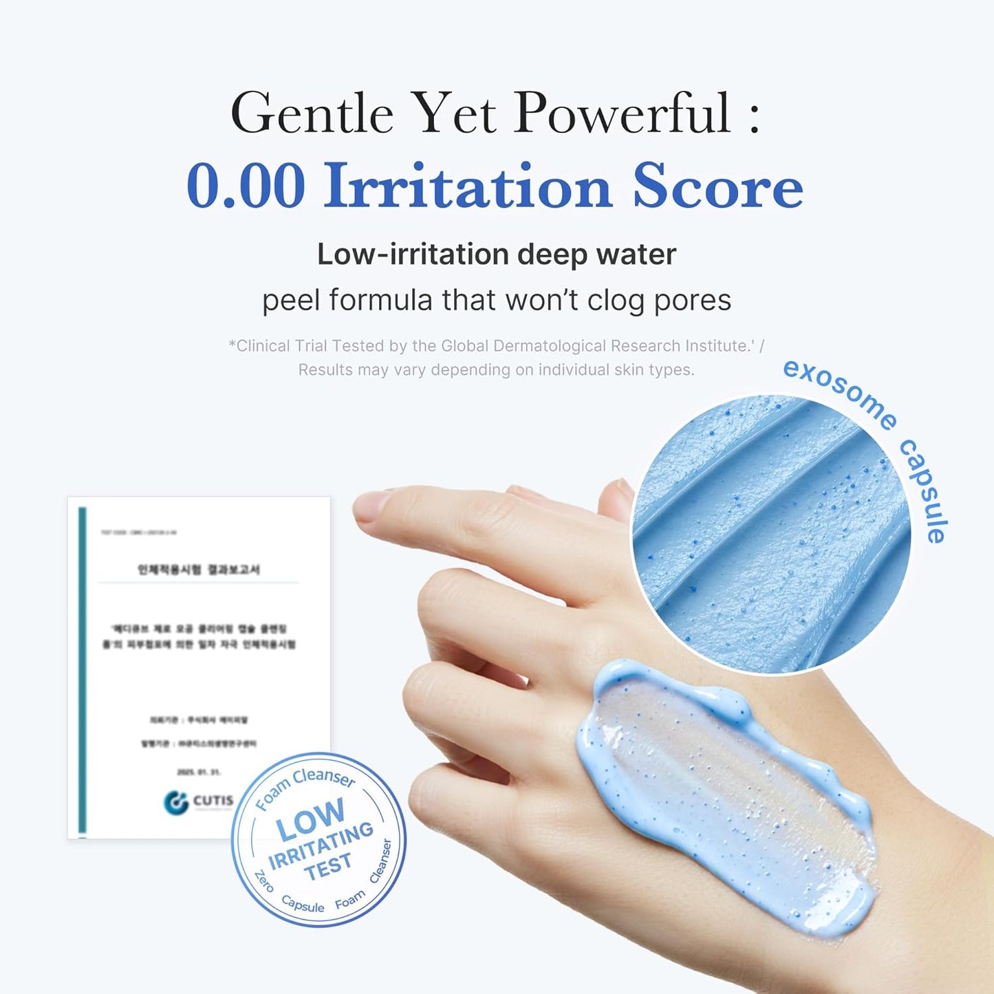 Hotmedicube Facial Cleanser Zero Pore Capsule Cleansing Foam | Daily Gentle Cleanser for Skin Texture, Blackhead & Pore Care - AHA, BHA & PHA for Deep Cleansing, Korean Skincare, 4.23 oz
