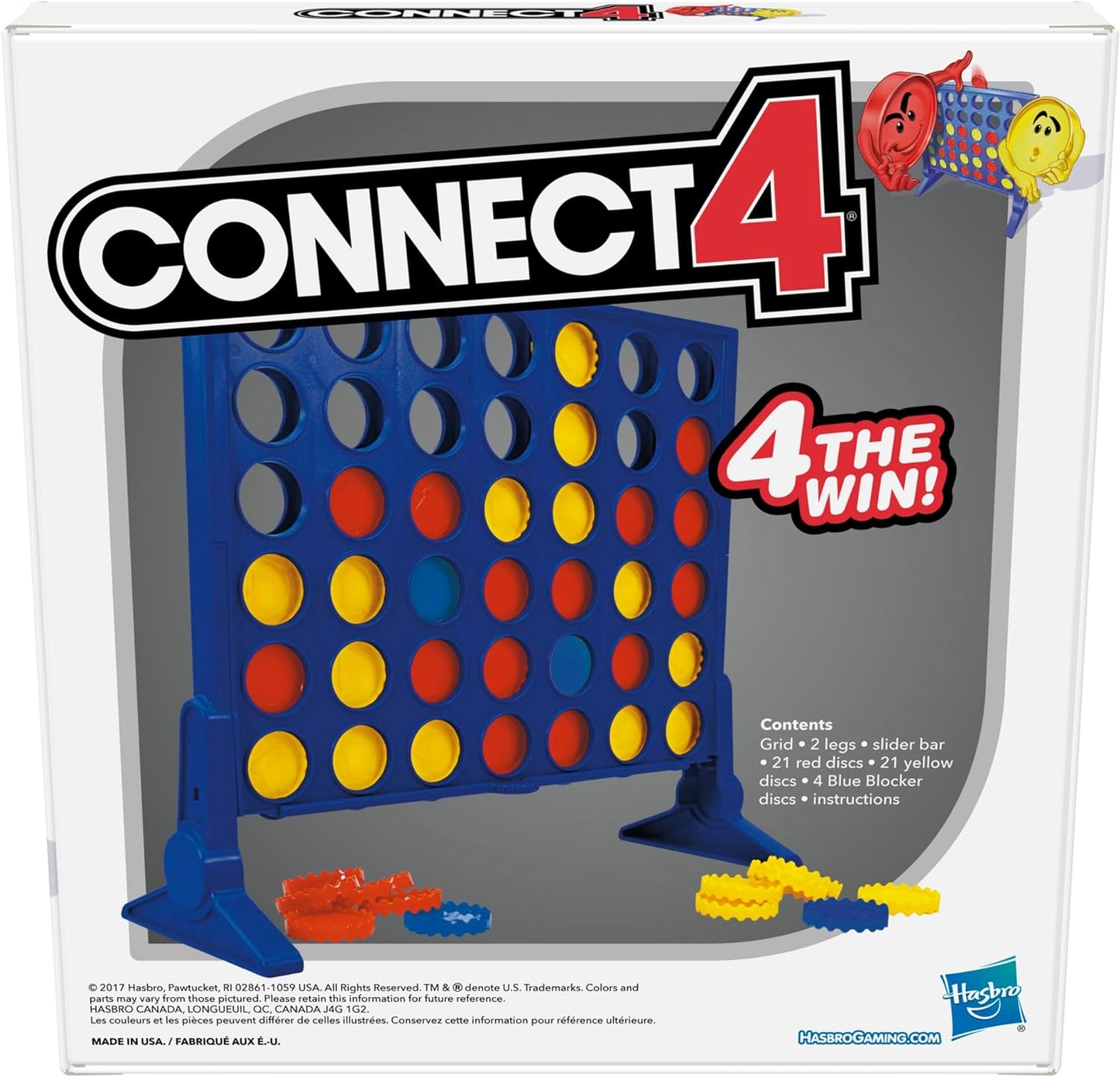 HotHasbro Gaming Connect 4 Strategy Board Game for Ages 6 and Up (Amazon Exclusive)