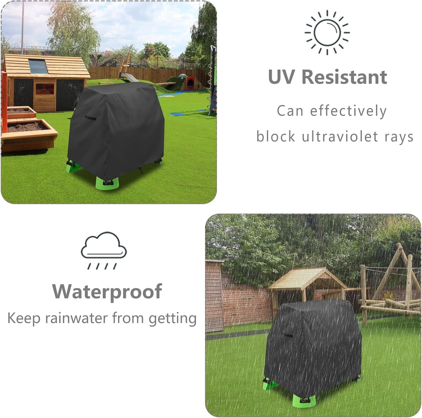 HotKids Water Table Cover Fit Rain Showers Splash Pond Water Table,Waterproof Dust Proof Anti-UV Outdoor Toys Cover-Cover only