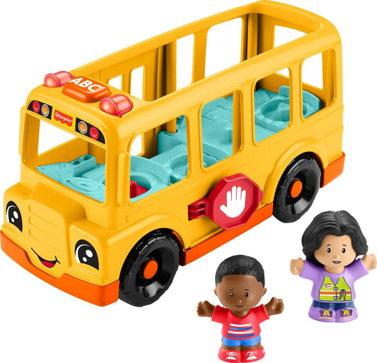 HotFisher-Price Little People School Bus Toddler Toy | Push-Along Vehicle, Lights Music & Sounds, 2 Figures, Preschool Kids Ages 1+ Years