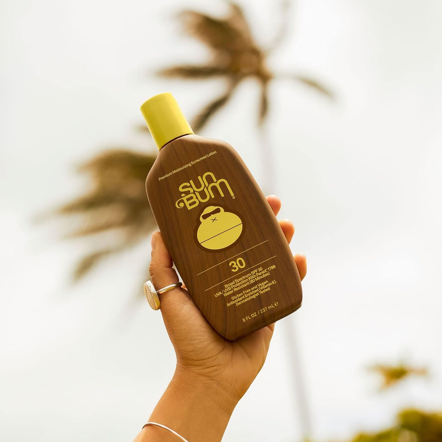 HotSun Bum Original SPF 30 Sunscreen Body Lotion - Broad Spectrum Moisturizing Sunscreen with Vitamin E - Hawaii 104 Act Compliant (Made without Octinoxate & Oxybenzone) - 8 oz