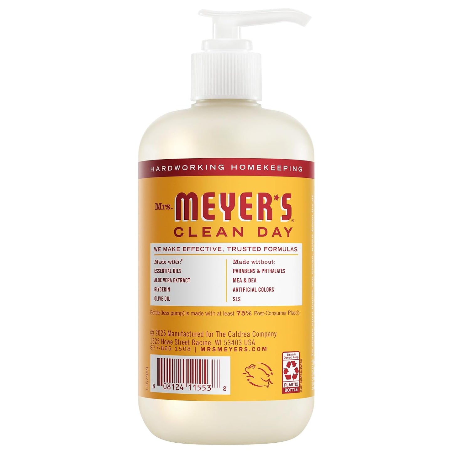 HotMRS. MEYER'S CLEAN DAY Hand Soap, Clementine Scent, 12.5 Fl Oz Bottle - 3 Pack