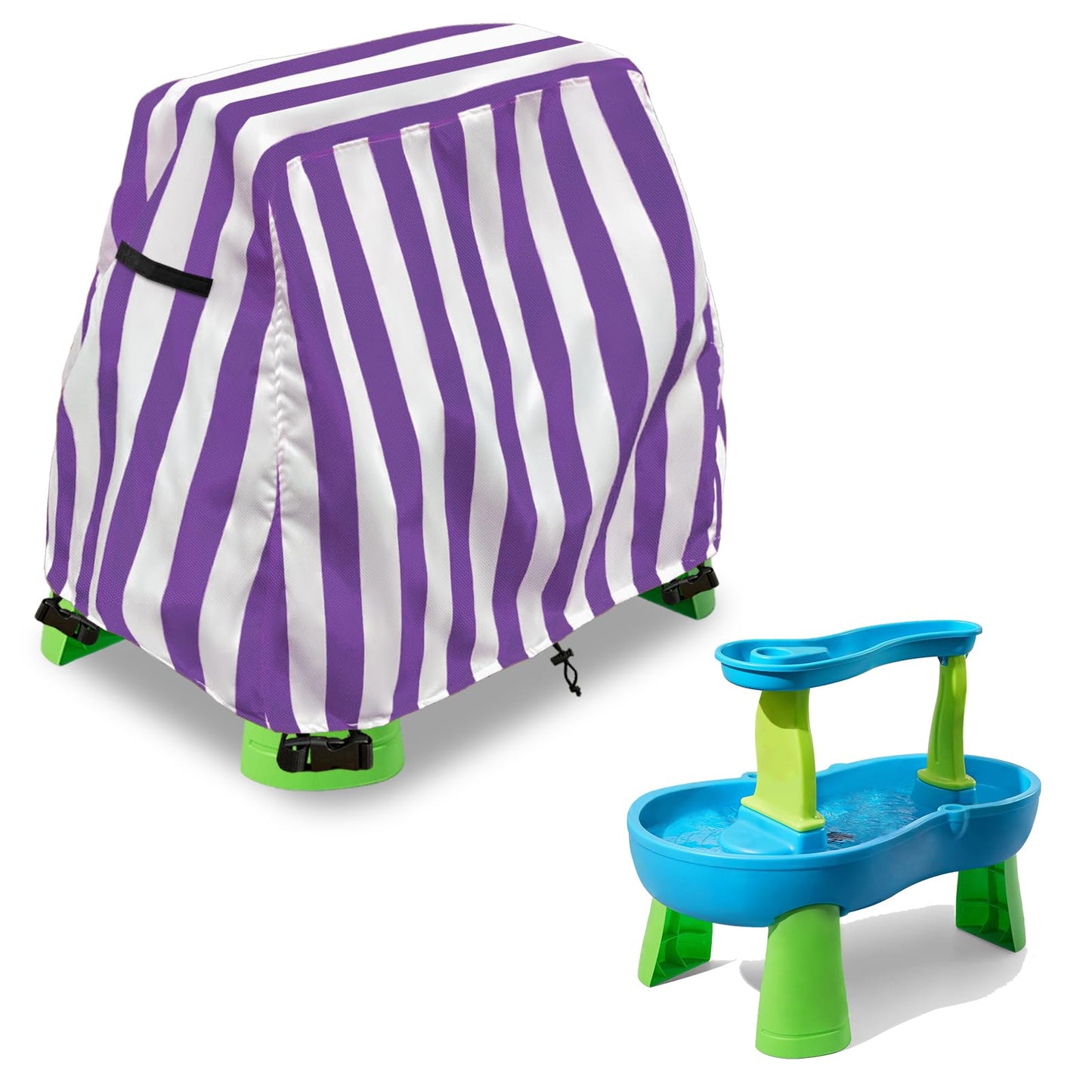 HotKids Water Table Cover Fit Rain Showers Splash Pond Water Table,Waterproof Dust Proof Anti-UV Outdoor Toys Cover-Cover only
