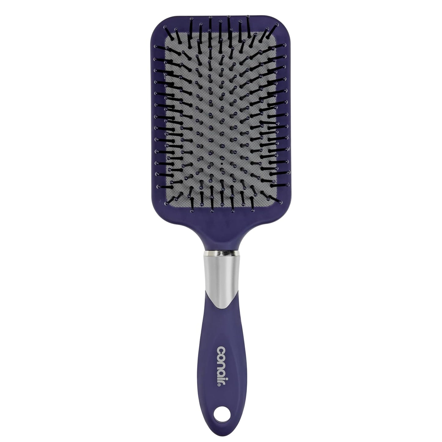 HotConair Paddle Hair Brush, Ultra Wide Detangling Design for Thick Hair | Paddle detangler brush with ball-tipped bristles, a soft-touch handle, and a flexible cushion base for stress-free brushing