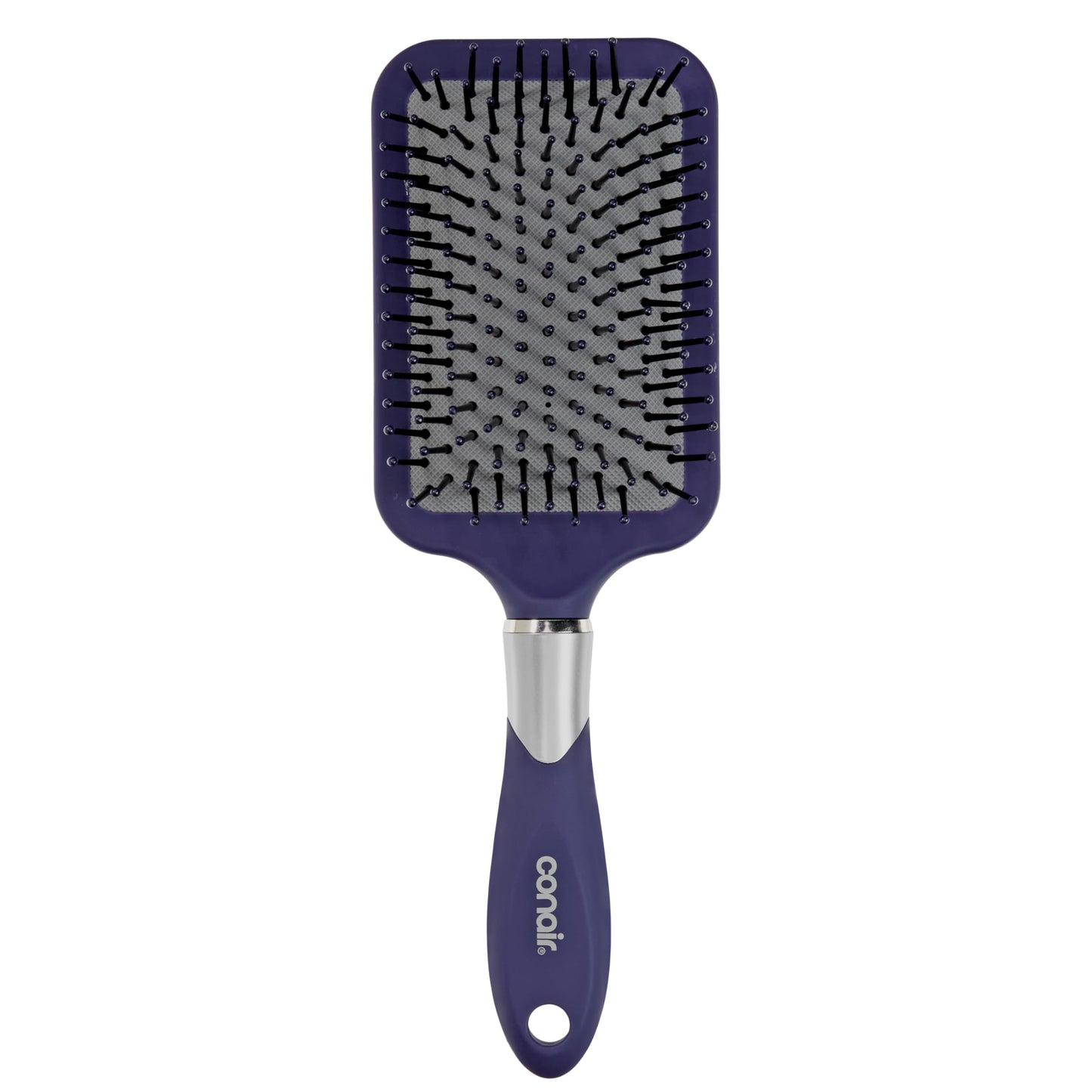 HotConair Paddle Hair Brush, Ultra Wide Detangling Design for Thick Hair | Paddle detangler brush with ball-tipped bristles, a soft-touch handle, and a flexible cushion base for stress-free brushing