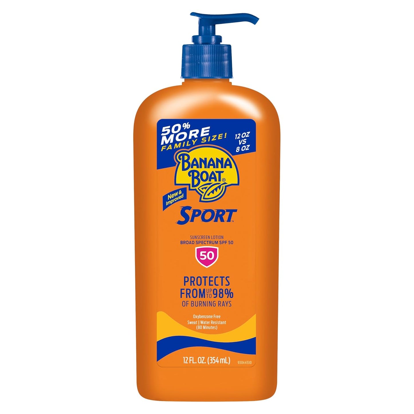 HotBanana Boat Sport Ultra SPF 50 Sunscreen Lotion, 12oz | Banana Boat Sunscreen SPF 50 Lotion, Oxybenzone-Free, Sunblock, Family Size, 12oz (Pack of 1)