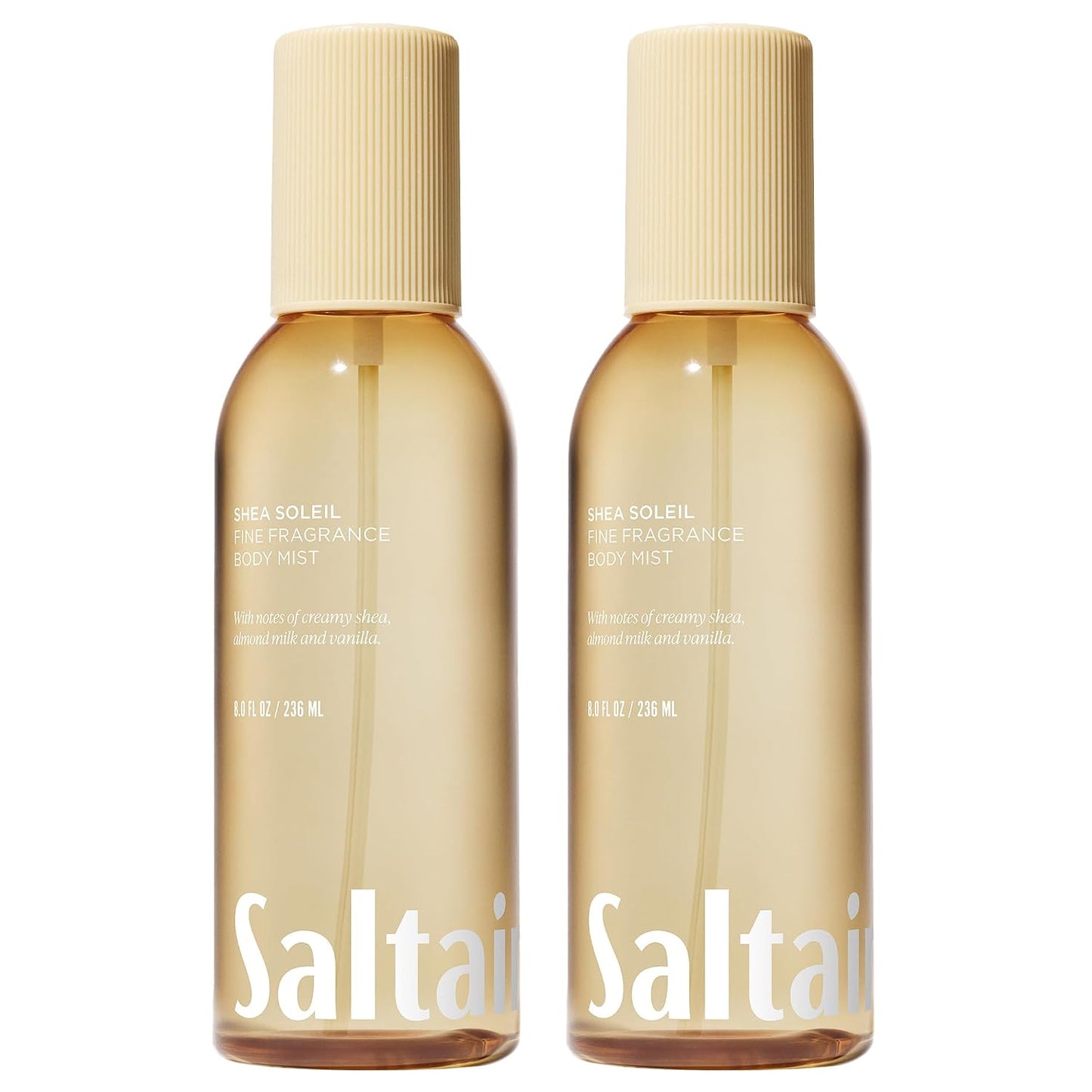 Hot Saltair Body Mist 2 Pack - Fine Fragrance, Lightweight Body Spray Mist with Santal Bloom Scent. Long Lasting Perfume Mist. 2x 8oz Bottles