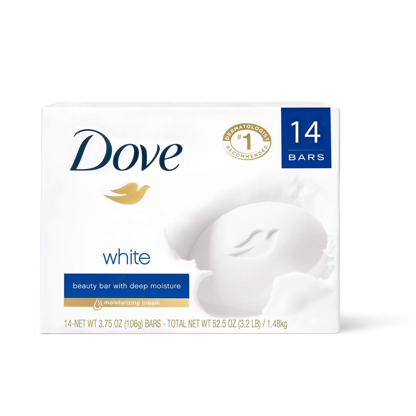HotDove Beauty Bar Soap Pink Rosa, 6 Bars for Soft, Smooth Skin, Cleans & Moisturizes 3.75 oz