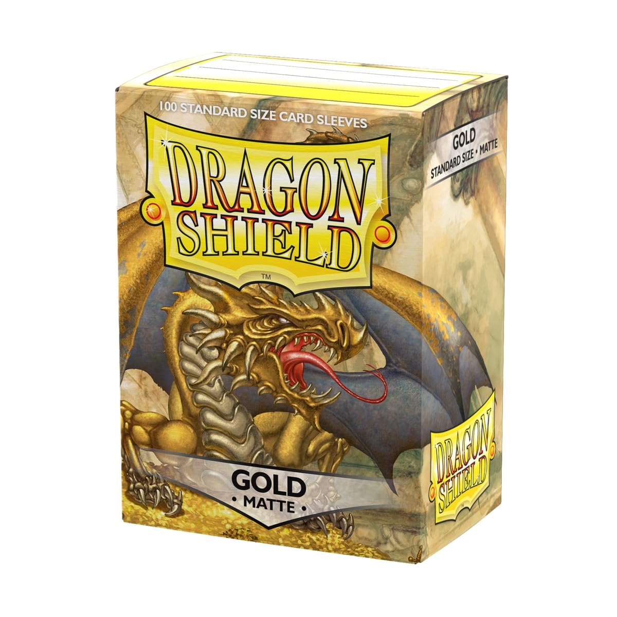 Hot Dragon Shield | Standard Size Card Matte Sleeves | 100 CT - Smooth & Tough Premium TCG Sleeves | Compatible with Pokemon, Flesh & Blood, One Piece & Magic the Gathering | Forest Green