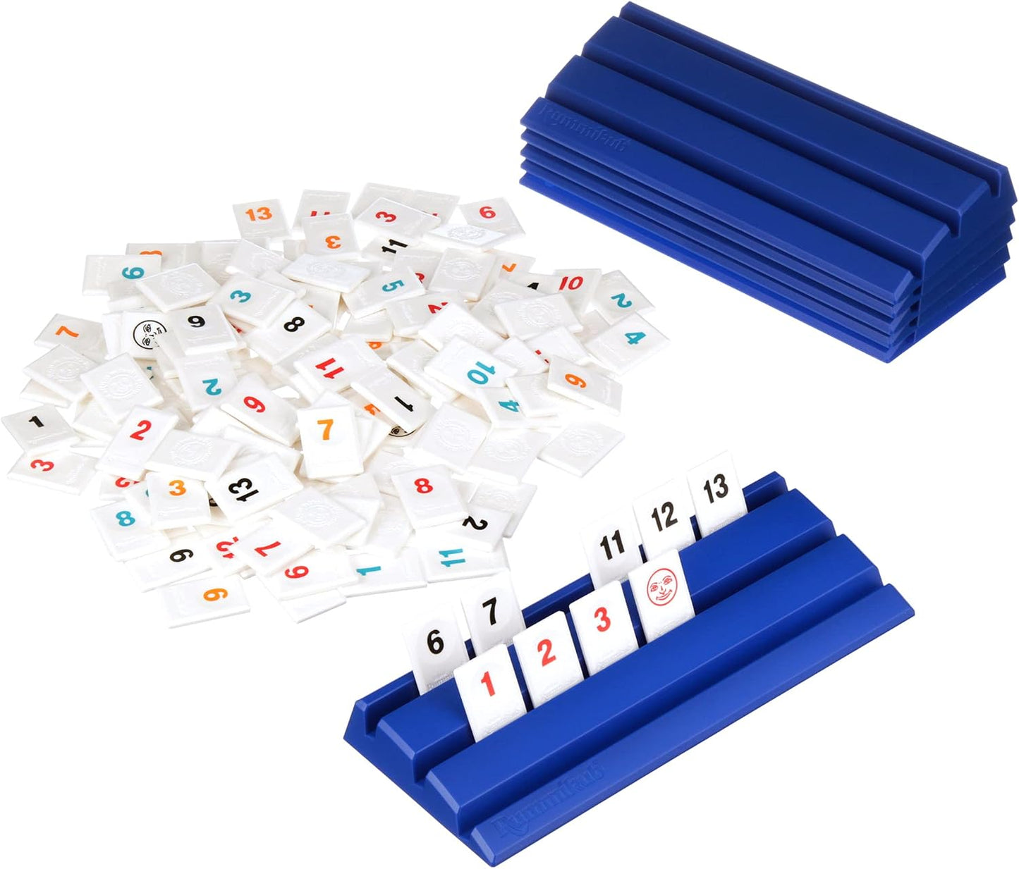 HotRummikub Six Player Edition - The Classic Rummy Tile Game - More Tiles and More Players for More Fun! by Pressman , Blue