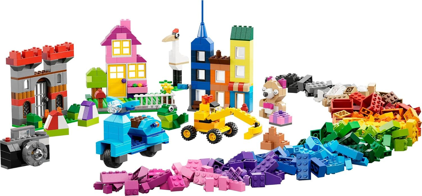 HotLEGO Classic Large Creative Brick Box 10698 Building Set, Toy Storage Solution for Home or Classrooms, Interactive Building Toy for Kids, Boys, and Girls
