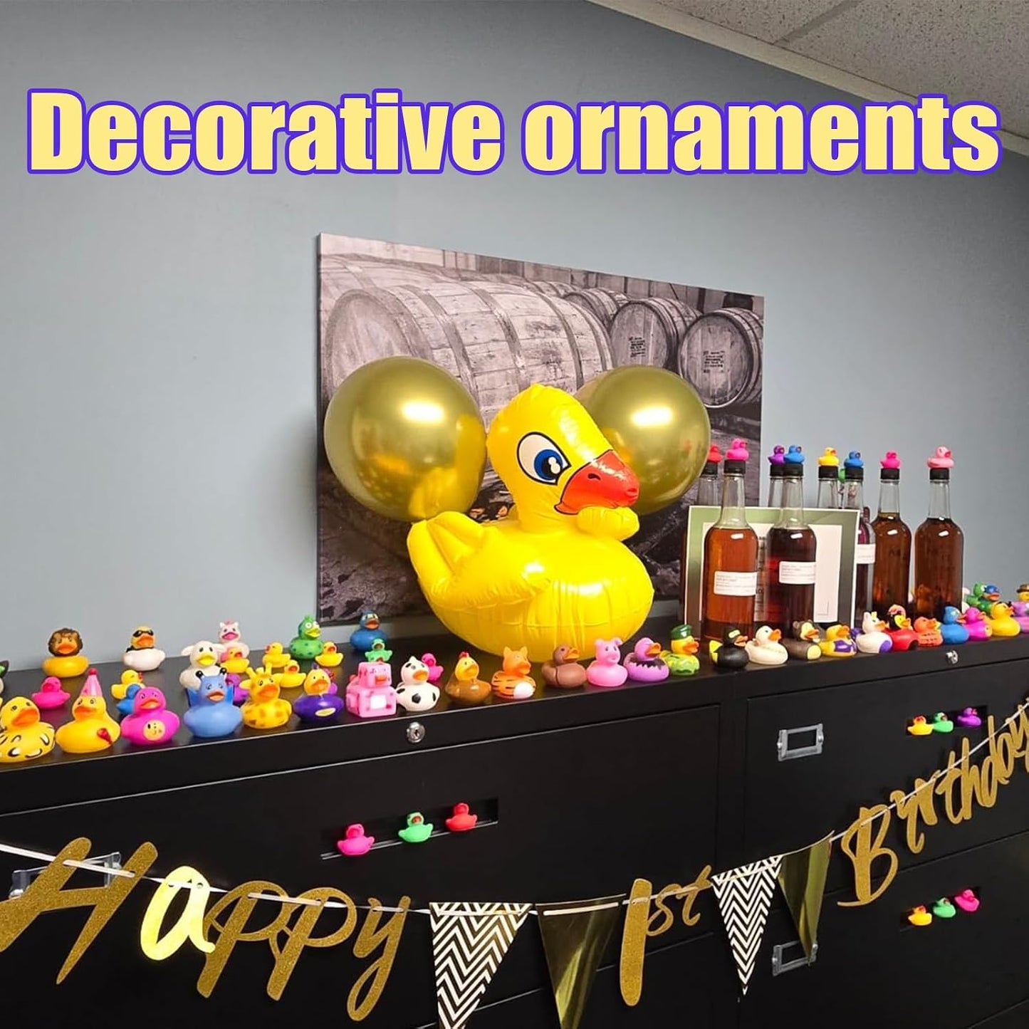 Hot LINICE 30 Pcs Rubber Ducks, Random Assortment Ducks Bulk, Mini Rubber Duckies for Toddler Baby Bath Toys, Kids Bath Pool Toys Birthday Gifts Party Favors