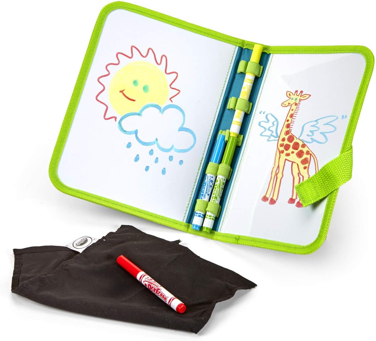 Hot Crayola Washable Dry Erase Travel Pack, Whiteboard for Kids, Ages 4, 5, 6, 7