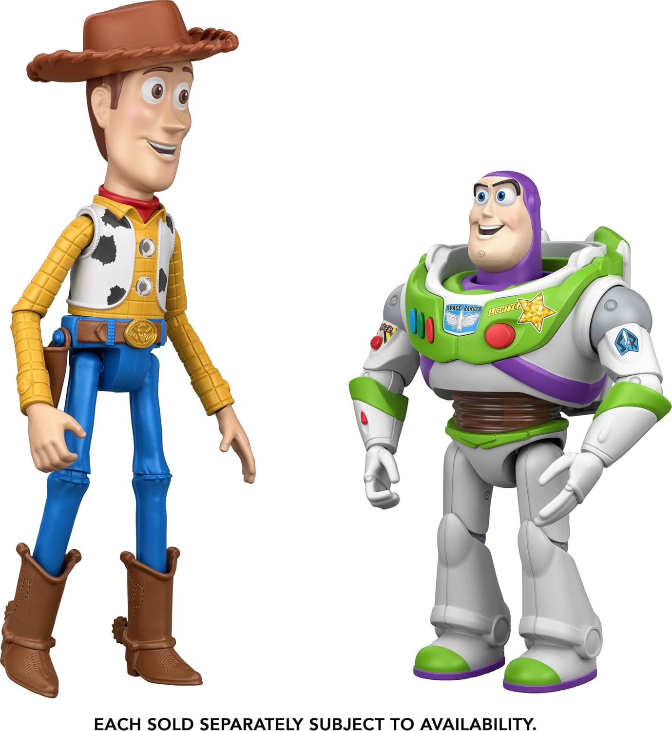 Hot Mattel Disney and Pixar Toy Story 5 Interactables Buzz Lightyear | 7-inch Playscale Talking Figure, Movie Phrases, Converses with Other Characters in the Line