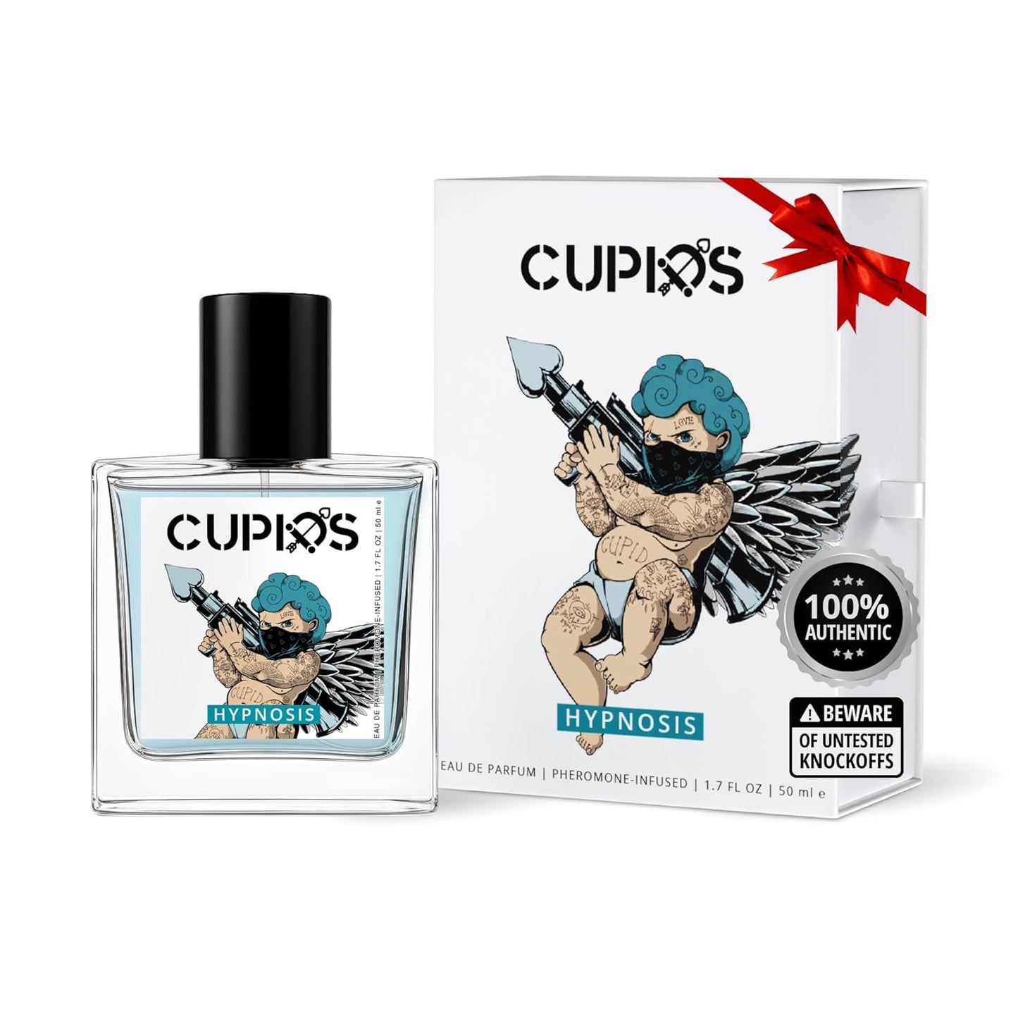 Hot Cupids Original Hypnosis 2.0 Eau de Parfum Pheromone Cologne for Men – Long-Lasting Fresh Fragrance, 50ml