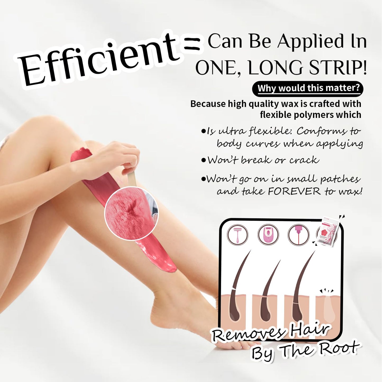 HotKOTAMU Waxing Kit for Women & Men, Pink Digital Wax Pot Warmer Hair Removal | Home Hard Wax Kit, Wax Machine, Face, Eyebrow, Bikini, Brazilian, Body, Sensitive Skin, 25 Accessories, Beginner-Friendly