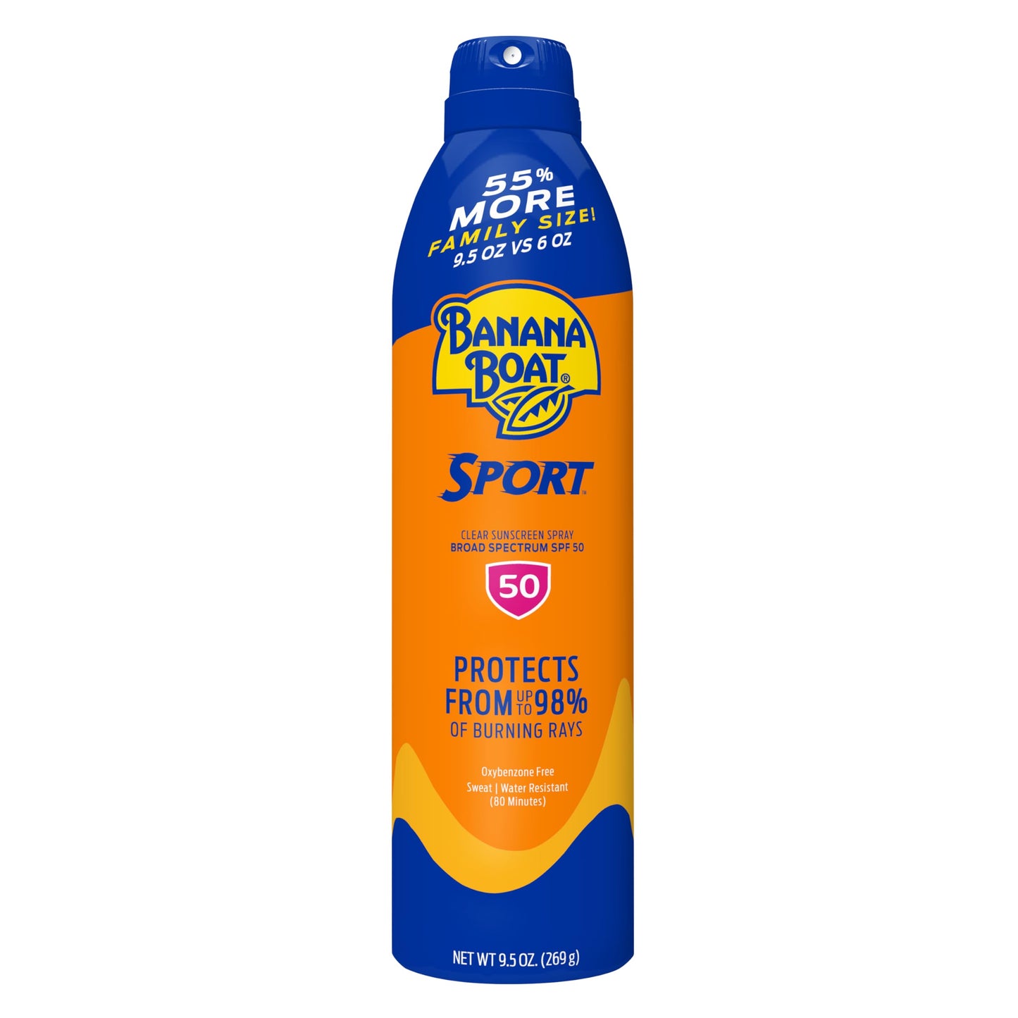 HotBanana Boat Sport Ultra SPF 30 Sunscreen Spray | Banana Boat Sunscreen Spray SPF 30, Water Resistant, Oxybenzone Free, 6oz each Twin Pack