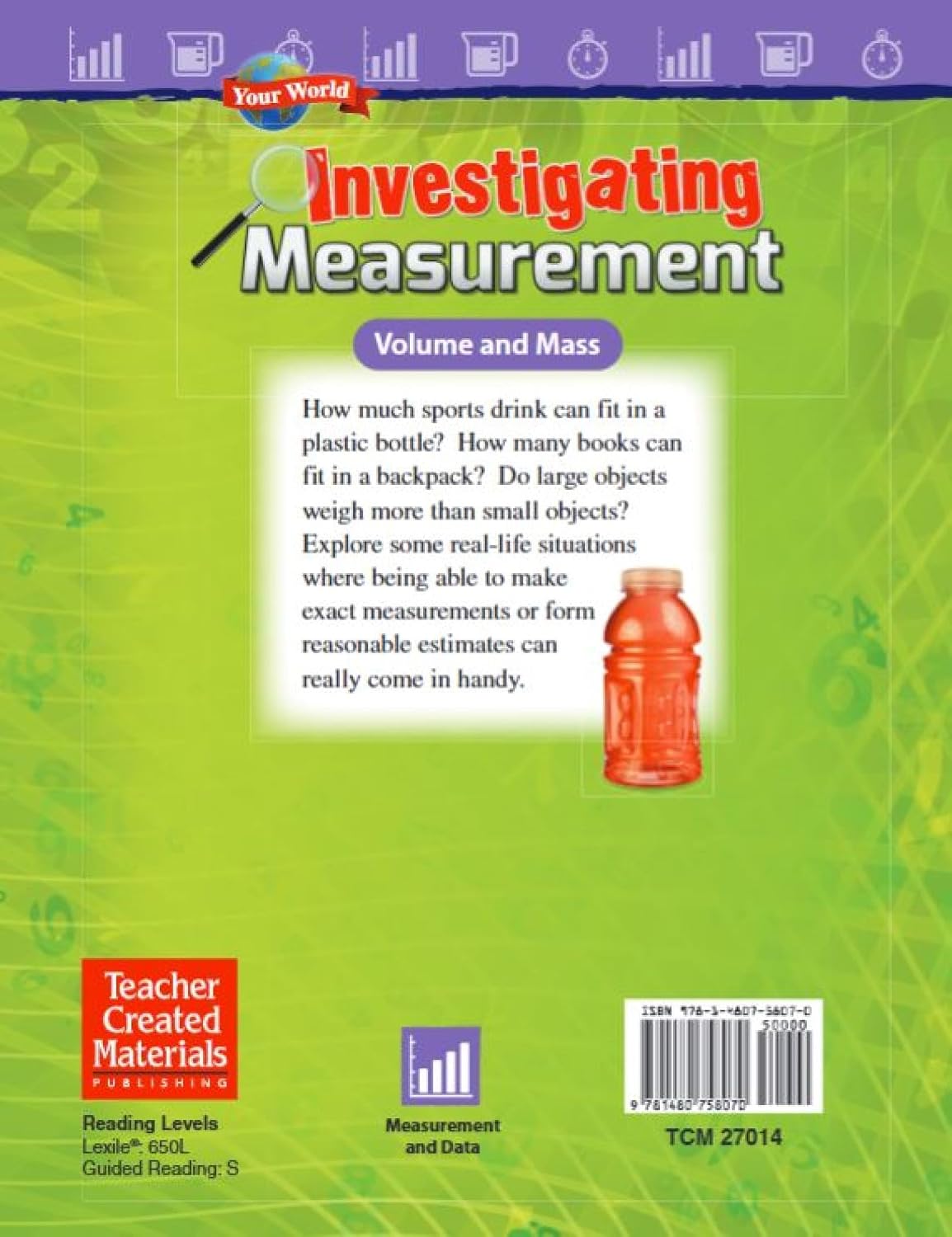 Hot Measurement, Data and Geometry for Third Grade, 10-Book Set (Mathematics in the Real World)