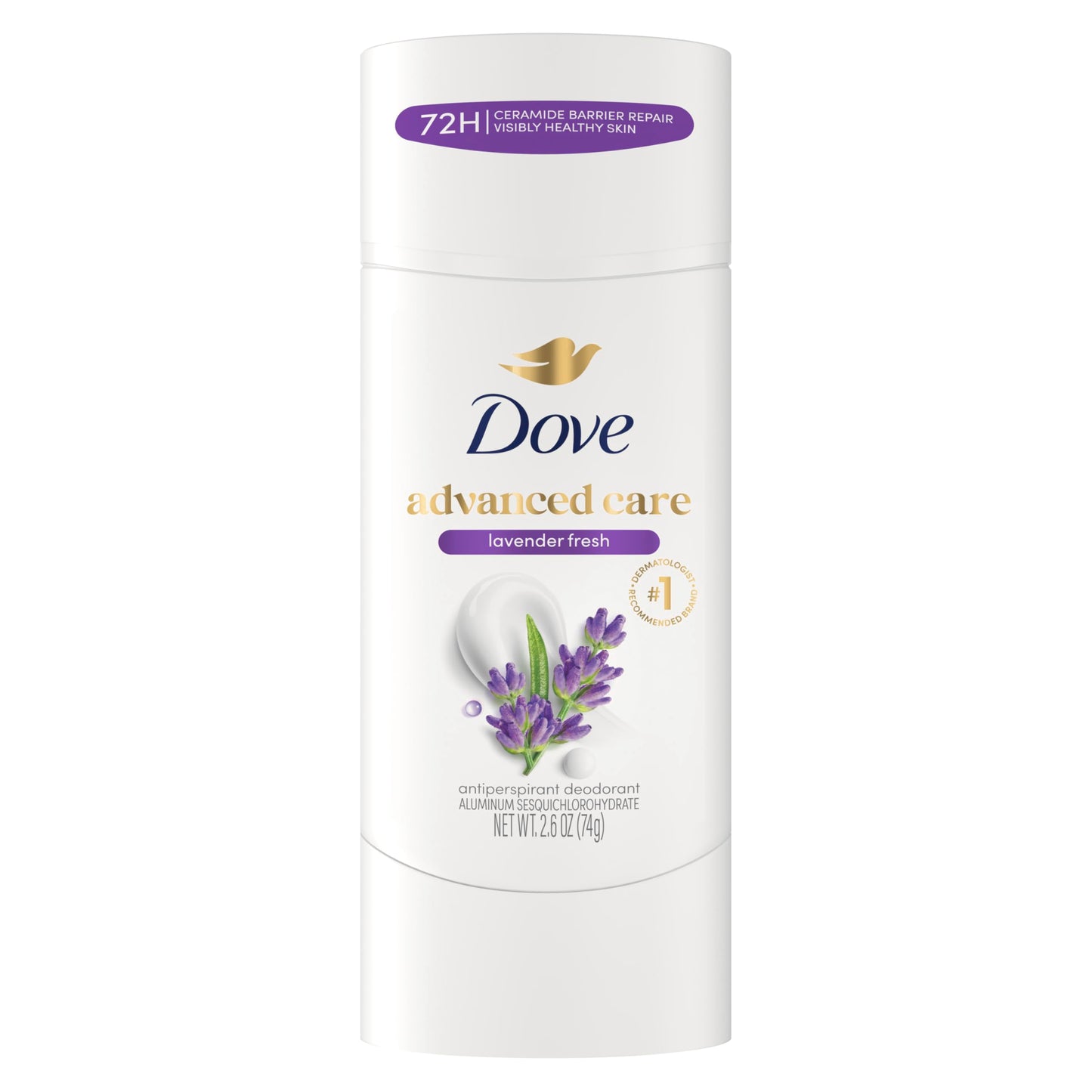 HotDove Advanced Care Antiperspirant Deodorant Stick Cool Essentials 4 ct for helping your skin barrier repair after shaving 72 hour odor control and sweat protection with Pro Ceramide Technology 2.6 oz