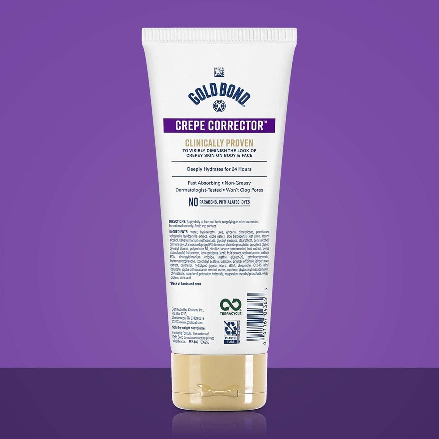HotGold Bond Age Renew Crepe Corrector Body Lotion, Replenishing & Smoothing Formula, Gold Bond Crepe Corrector Body Lotion, 8 oz