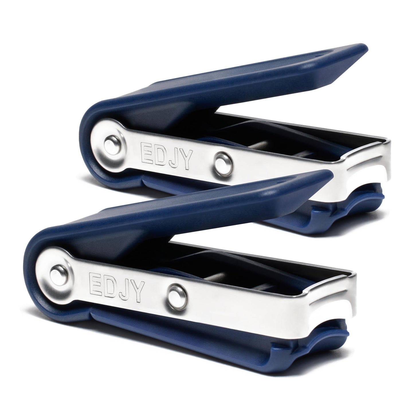 HotEDJY Fingernail Cutter - Precision Stainless Steel Nail Cutter for Fingernails | Sharp Blade, Ergonomic Design, Durable & Rust-Resistant | Ideal for Men and Women | EDJY Blue