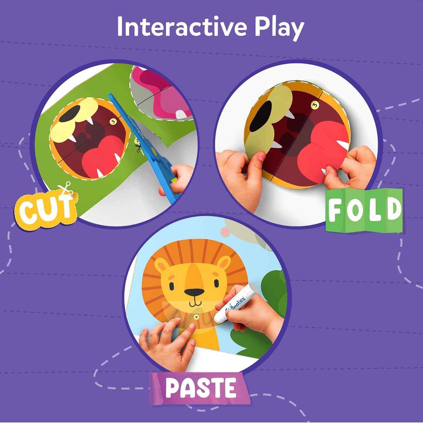 HotSkillmatics Scissor Skills Activity Book for Preschoolers – Snip Snip