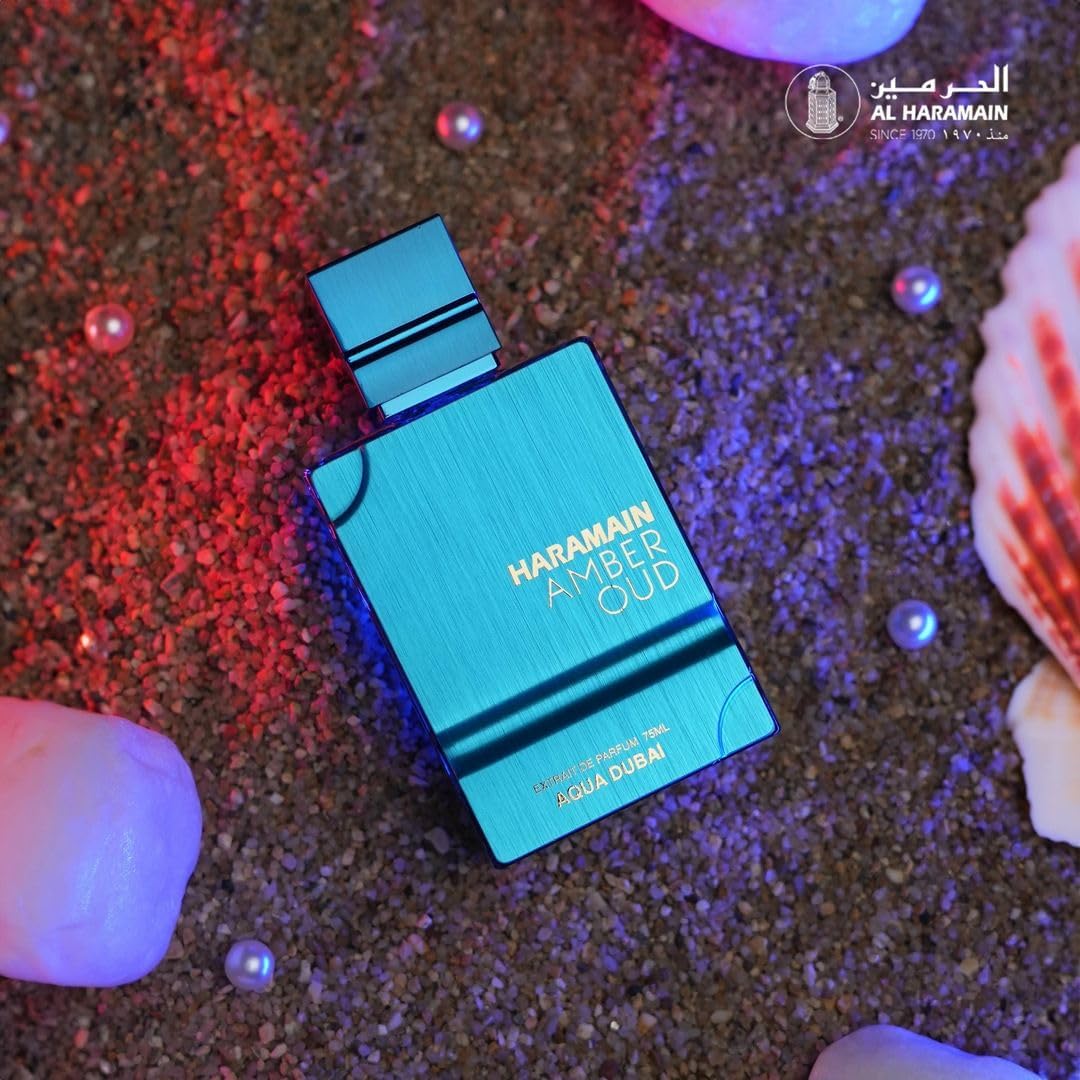 Hot Al Haramain Amber Oud - Aqua Dubai - Oud Cologne for Men - Amber Perfume for Men - Long Lasting Perfume with Bergamot, Vanilla Fragrances - 3.4oz
