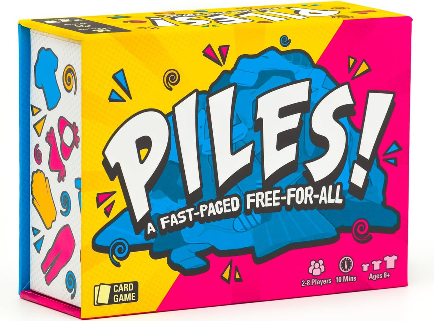 HotLost Boy Entertainment Piles – Card Games – Family Games – for Kids 8 and Up – for Adults – Family Game Night – Travel & Memory Game – Party Games – 10 Mins