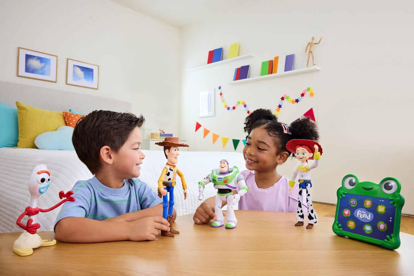 Hot Mattel Disney and Pixar Toy Story 5 Interactables Buzz Lightyear | 7-inch Playscale Talking Figure, Movie Phrases, Converses with Other Characters in the Line