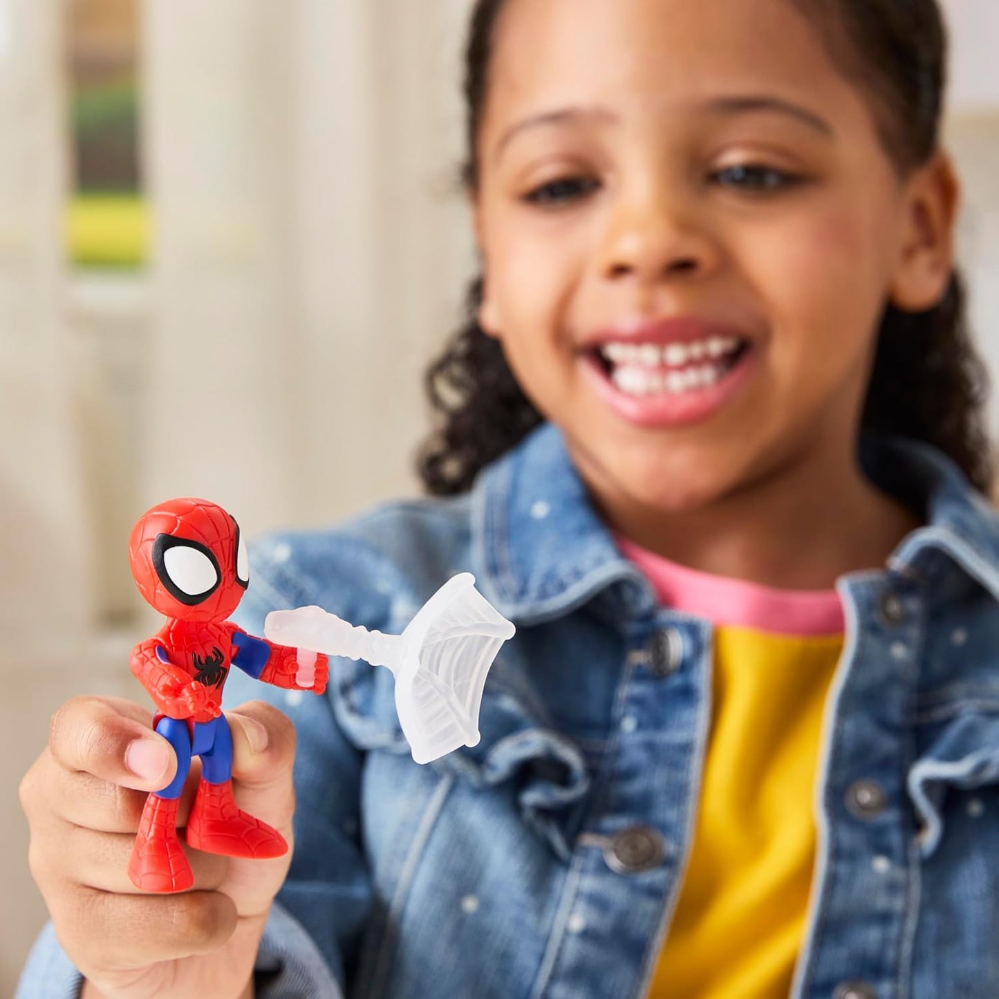 HotMarvel Spidey and His Amazing Friends Web-Slinging Adventure Set, 3-Inch-Scale (7.6 cm) Action Figure Set, Spider-Man Toys for Kids Ages 3+ (Amazon Exclusive)