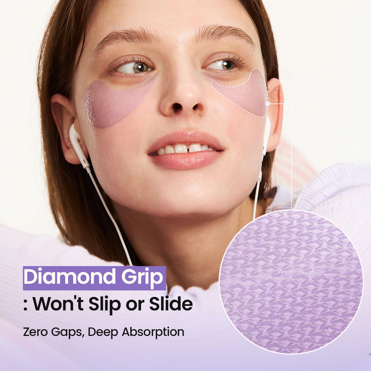 HotBIODANCE Caviar PDRN Eye Patches, Nourishing Under Eye Patches for Dark Circles, Depuffing Eye Mask for Puffy & Tired Eyes, Travel Essentials & Self Care Gifts for Women, Korean Skin Care (60 Count)
