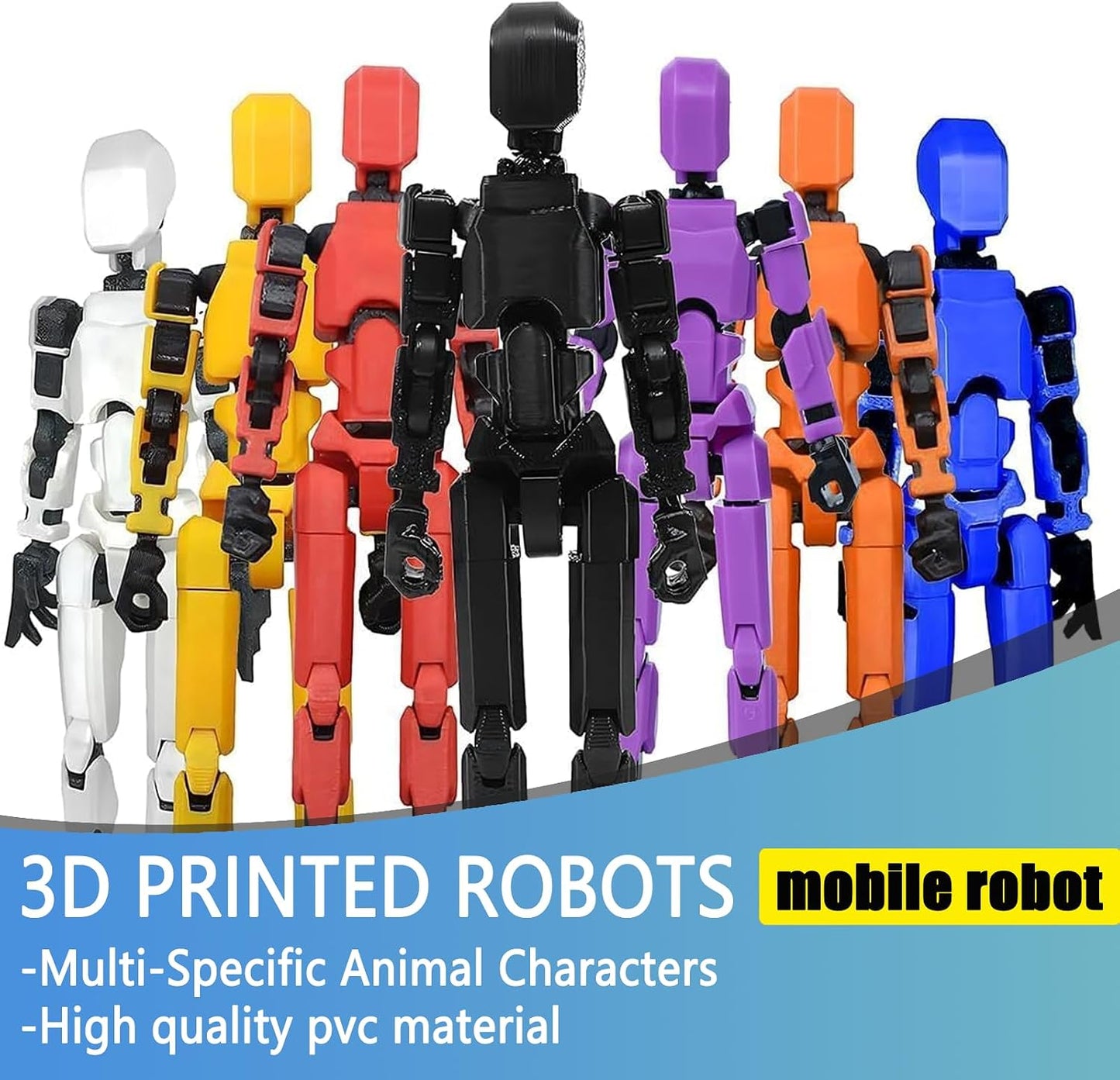 Hot 2026 New Assembly Completed-Titan 13 Action Figure,Dummy Robot 13 Action Figures Set,3D Printed Multi-Jointed Action Figures,Nova 13 Action Figure for Collectors Desktop Decorations (5pcs)