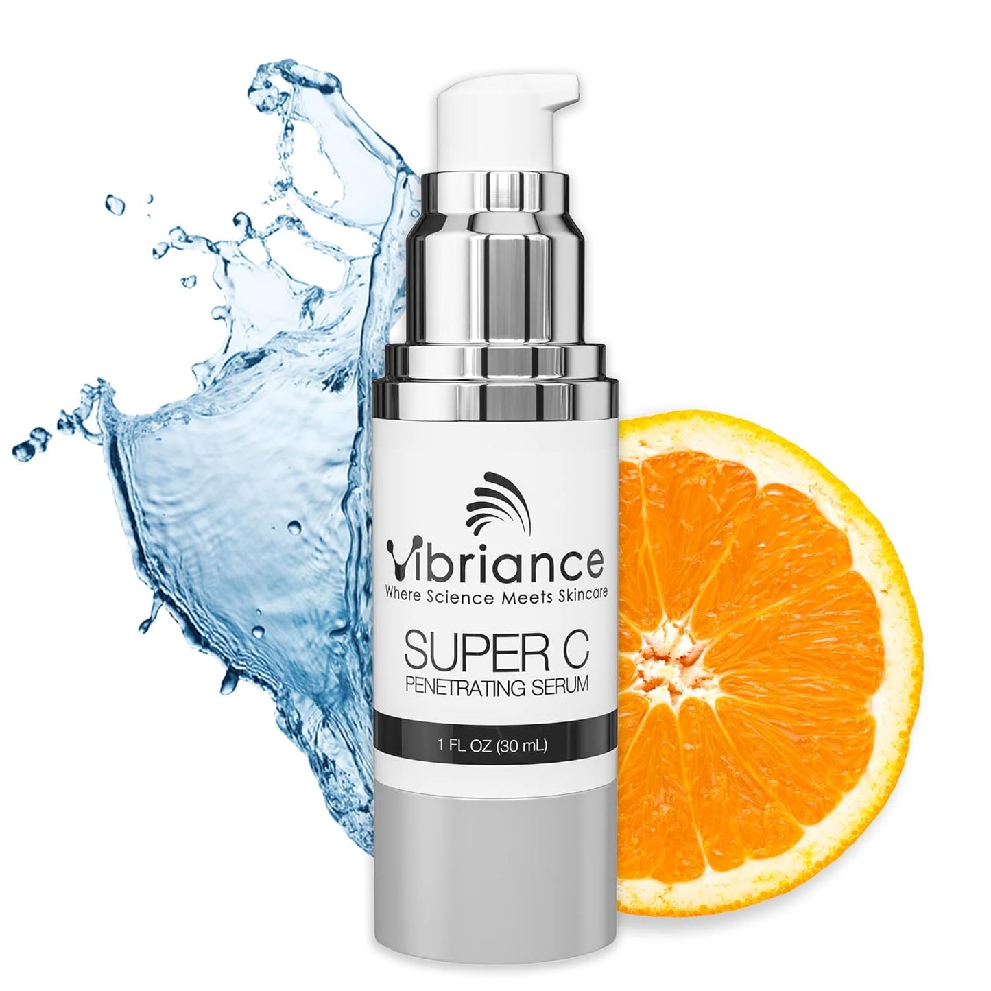 HotVibriance Super C Vitamin C Serum for Mature Skin, 1 fl oz | All-in-One Vitamin C, Hydrates, Firms, Lifts, Smooths, Targets Age Spots, Wrinkles