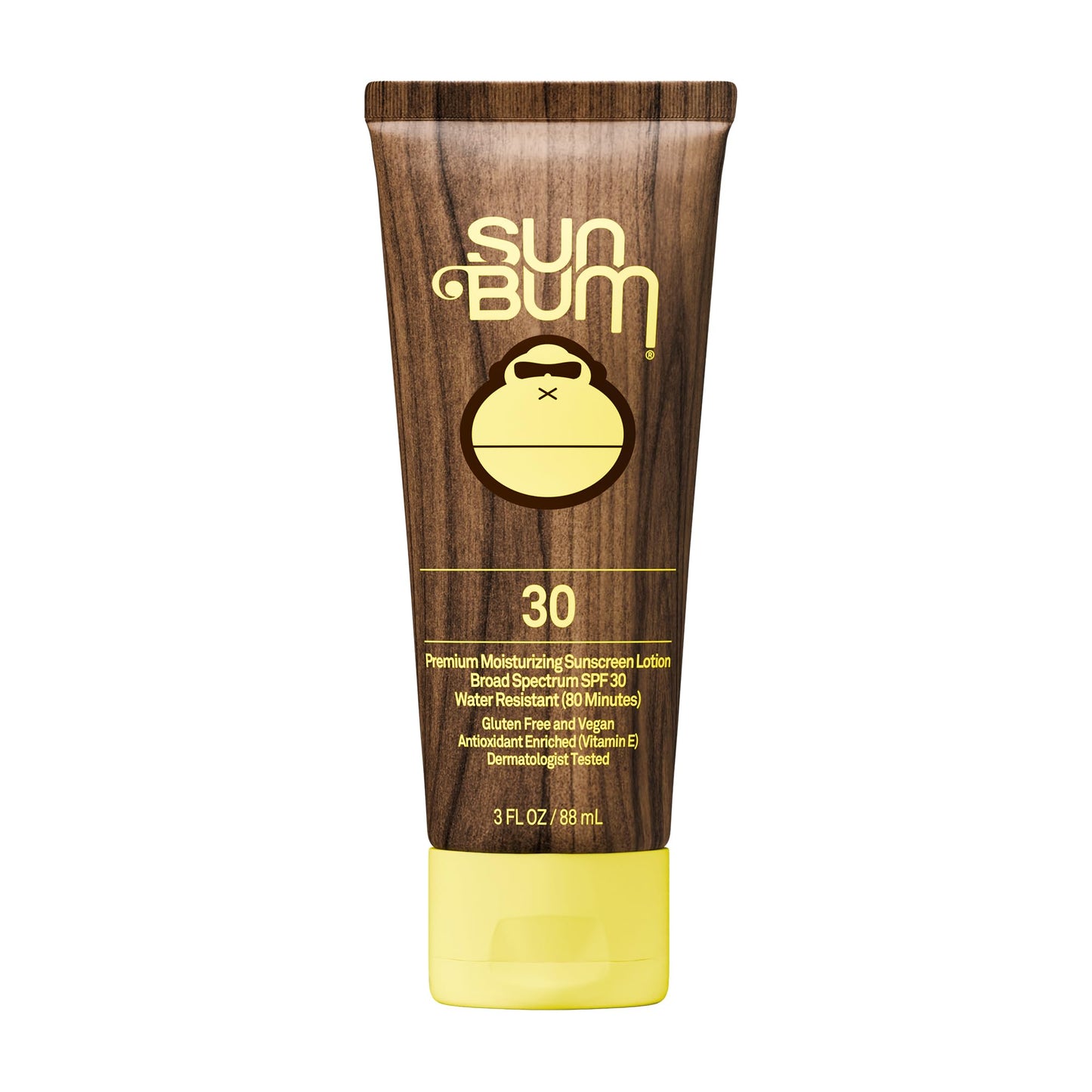 HotSun Bum Original SPF 30 Face Stick Sunscreen - Water-Resistant Broad Spectrum Facial Sunscreen with Vitamin E - Hawaii 104 Act Compliant (Without Octinoxate & Oxybenzone) - Travel Friendly - 0.45 oz
