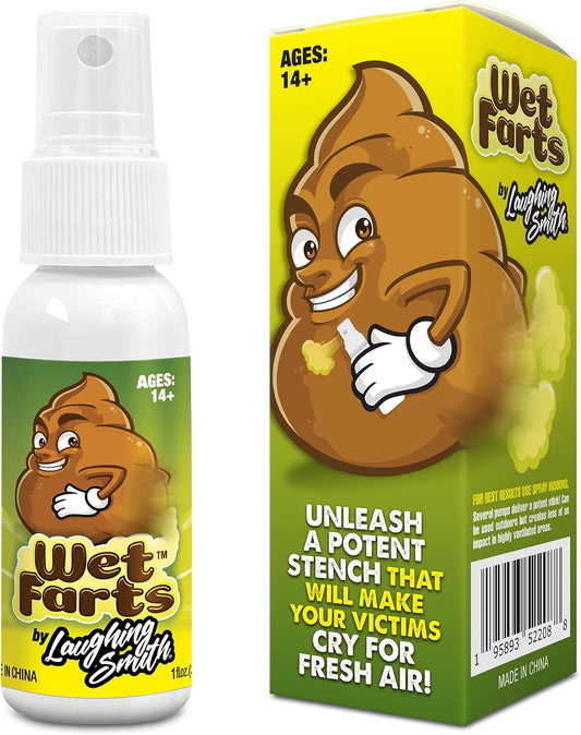 HotLaughing Smith - Wet Farts - Potent Stink Spray - Extra Strong Stink - Hilarious Gag Gifts & Pranks for Adults or Kids - Prank Stink Stuff - Non Toxic - Smells Like Really 'Bad' Gas