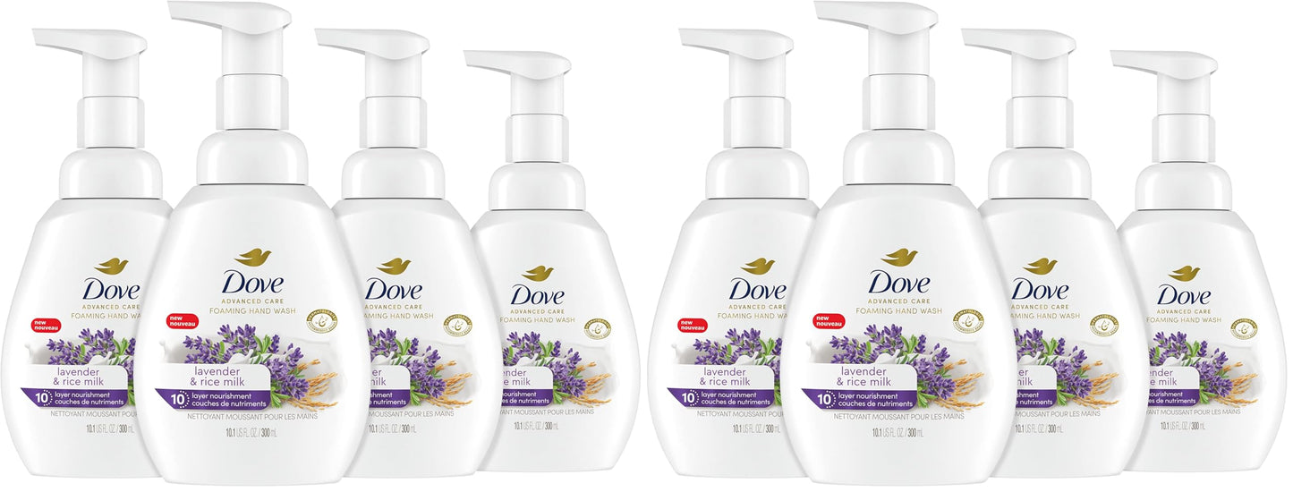HotDove Advanced Care Hand Wash Deep Moisture 4 Count for Soft, Smooth Skin, More Moisturizers Than the Leading Ordinary Hand Soap, 12 oz