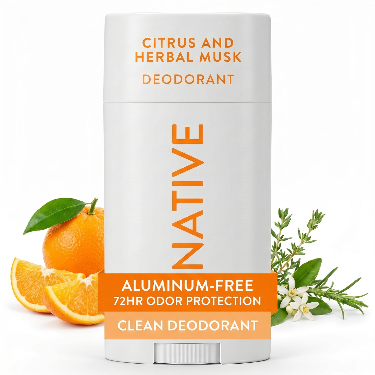 HotNative Deodorant Contains Naturally Derived Ingredients, 72 Hour Odor Control, Deodorant for Women and Men, Aluminum Free, Coconut & Vanilla 2.65oz