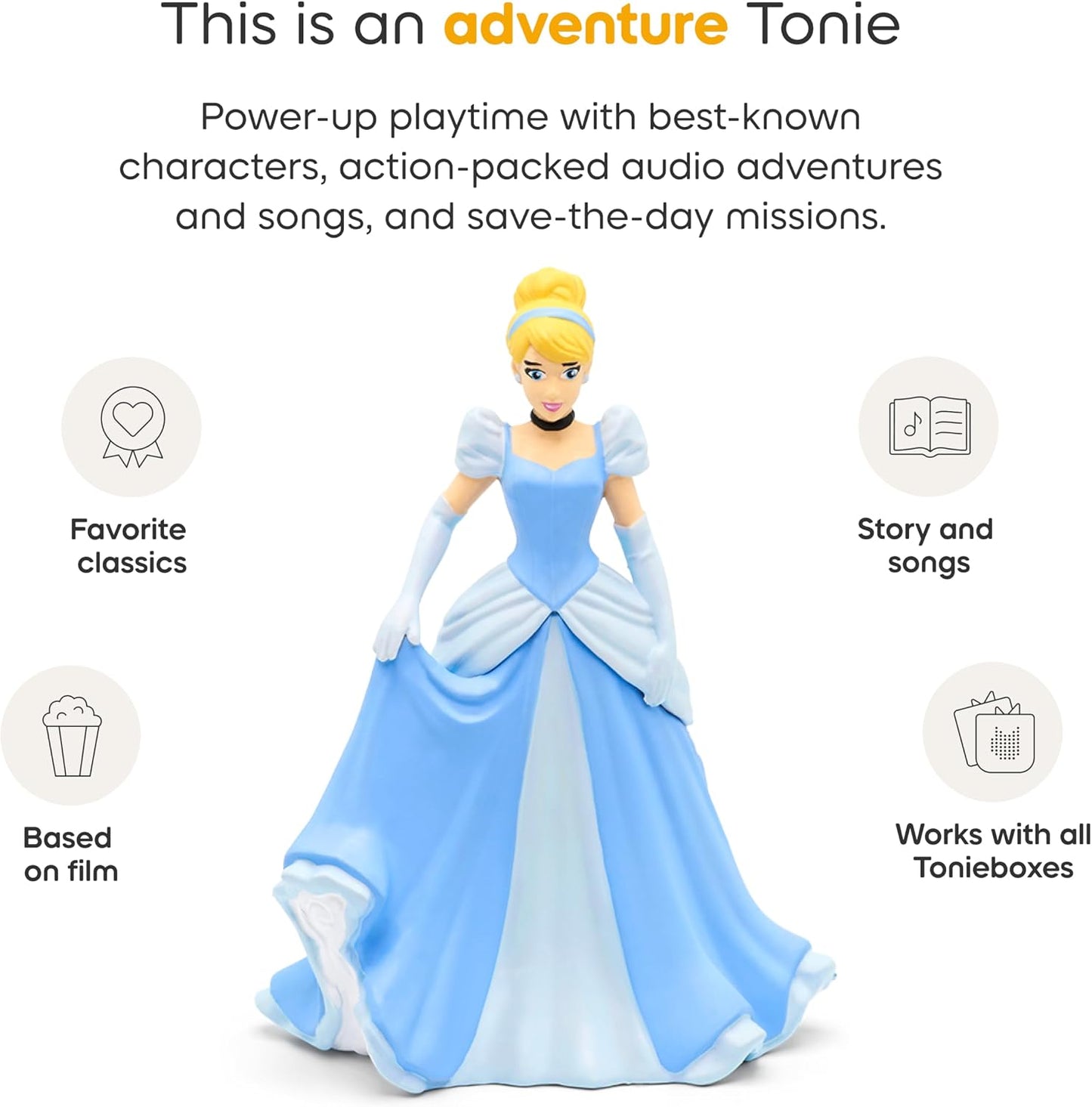 Hot Tonies Cinderella Audio Toy Figurine from Disney