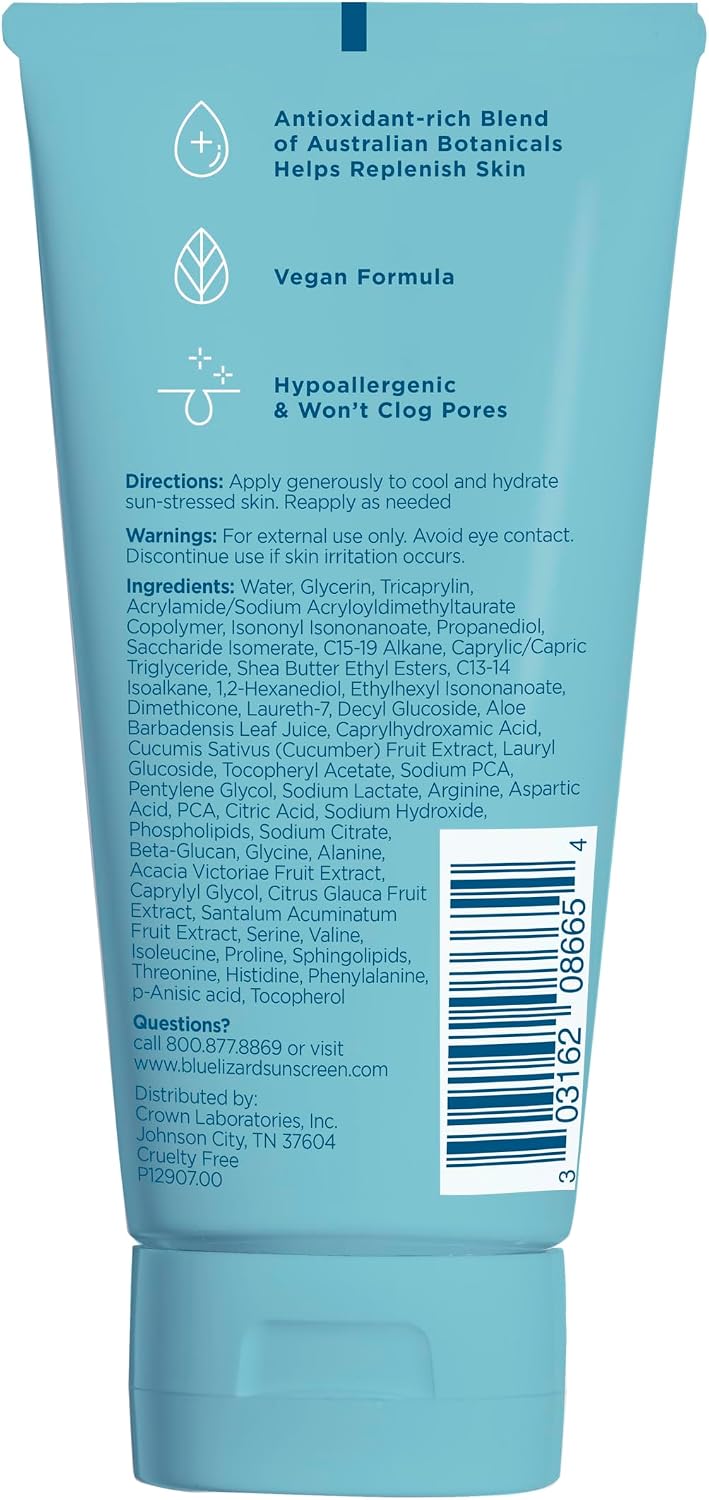 HotAfter Sun Soothing Lotion, Lightweight Formula with Shea Butter, Soothes and Moisturizes, Proven to Reduce the Look of Redness, Instant Hydration, Vegan, Hypoallergenic, 6 oz.